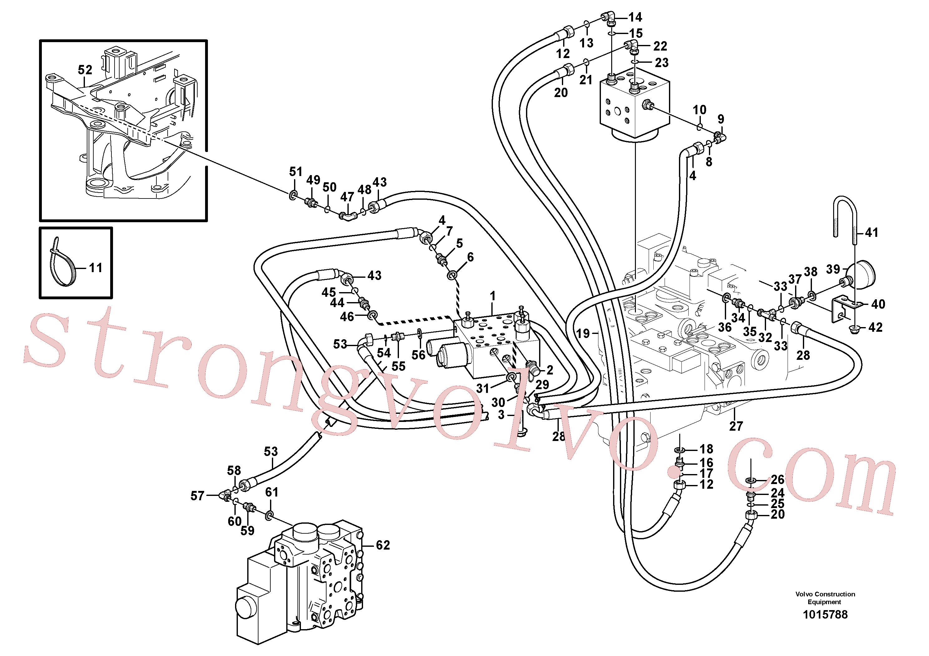 VOE11163086 Volvo Linha de detecção de carga(1015788 Montagem)