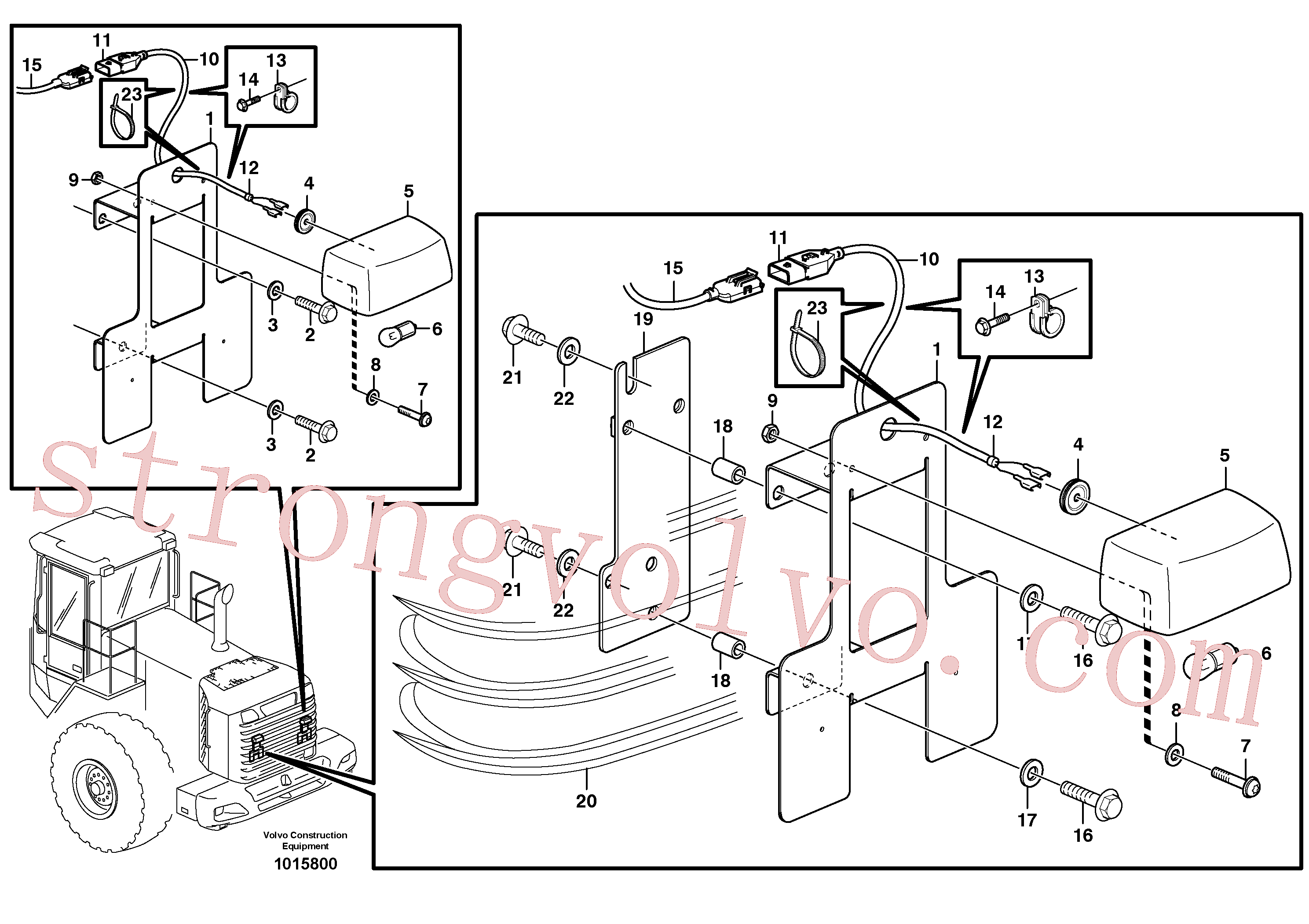 VOE930438 Anel espaçador Inscreva-se para Volvo Acessórios para escavadeira