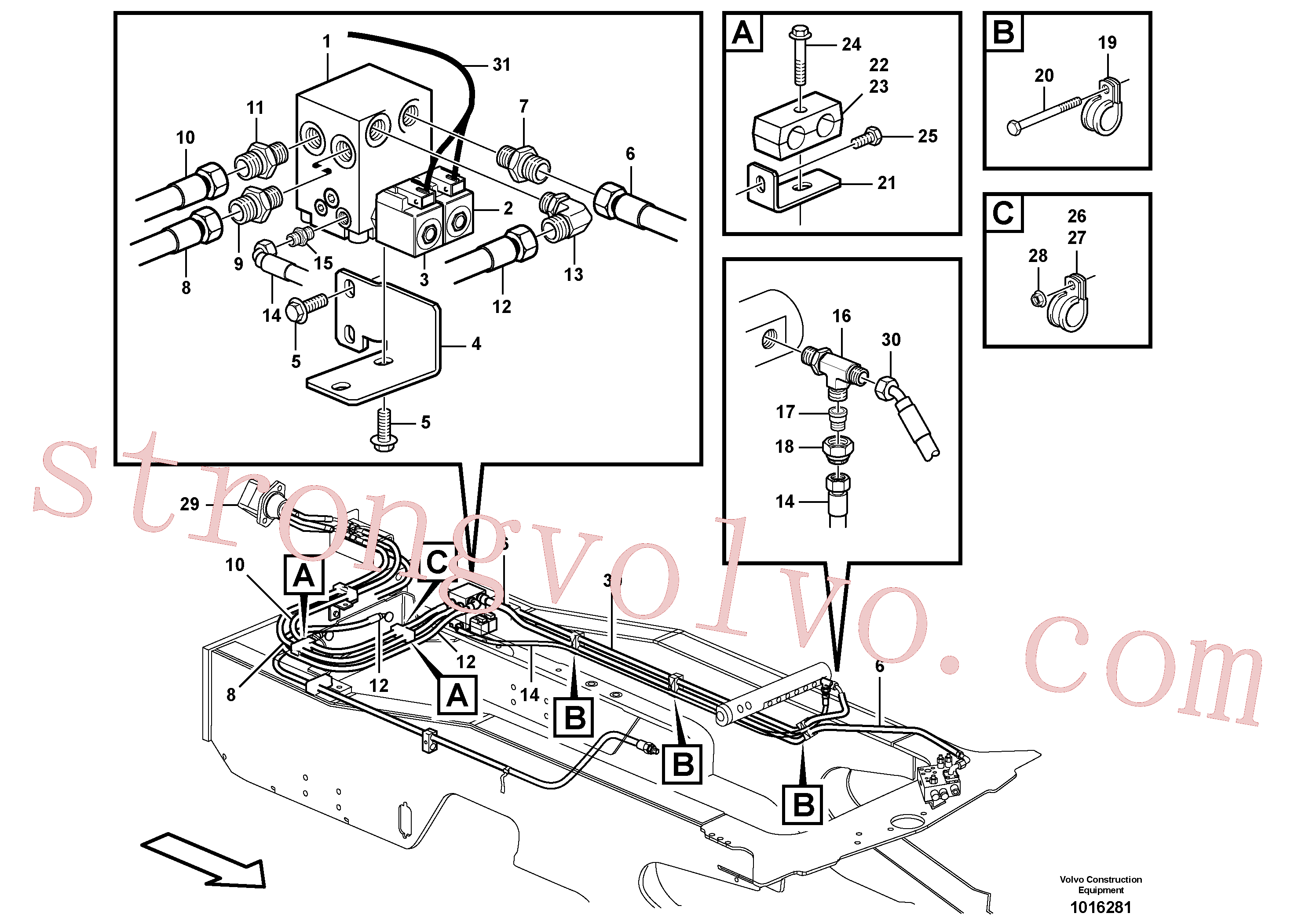 Volvo VOE11713401 Jogo de vedação Volvo Acessórios para escavadeira