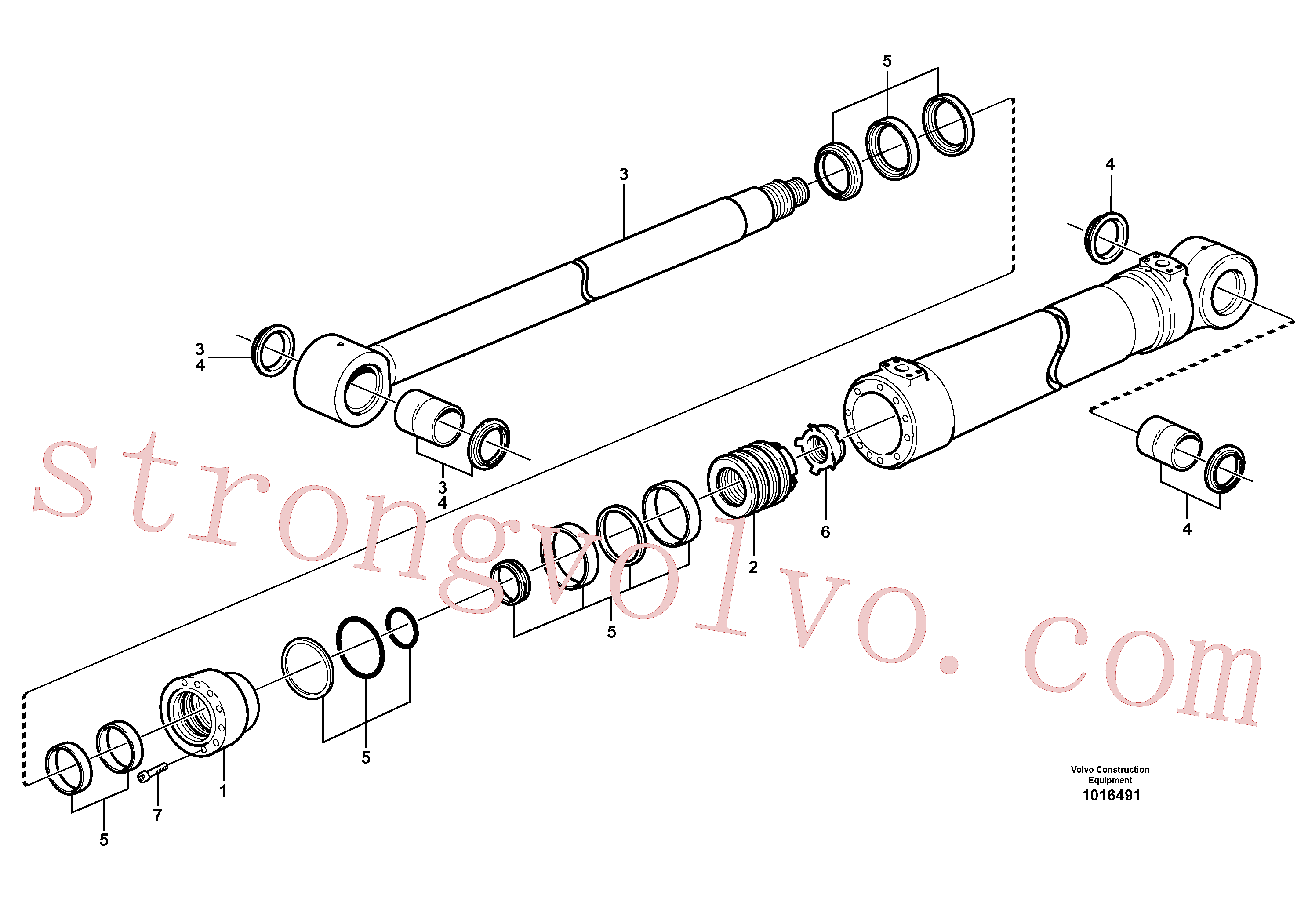 Volvo Acessórios para escavadeira VOE11705688 Jogo buchas Acessórios