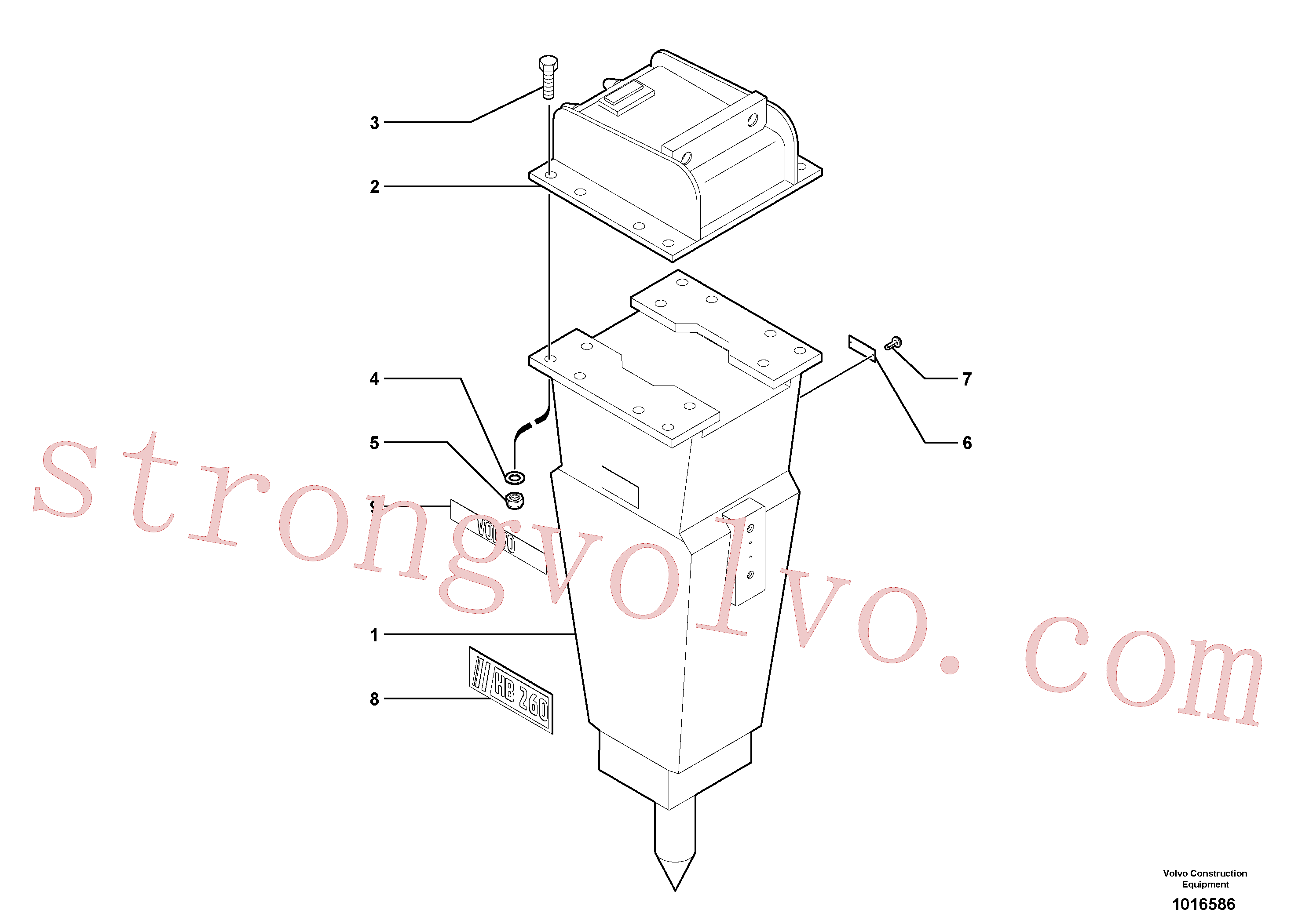 VOE11801327 Volvo(1016586 Montagem)
