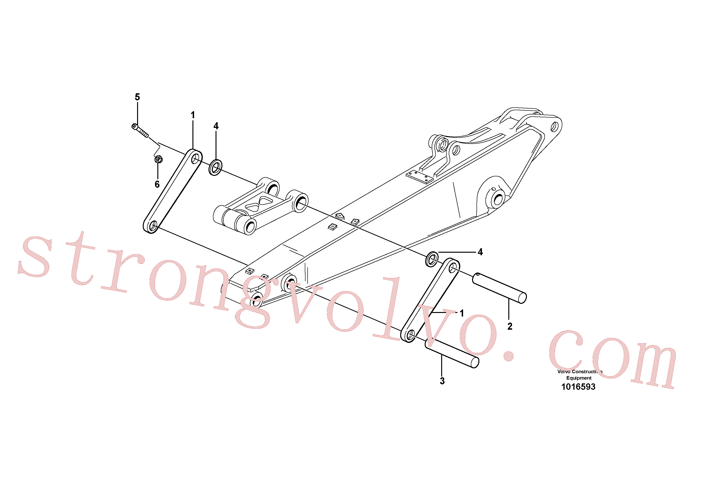 Volvo Acessórios para escavadeira VOE14515717 Coupilha Acessórios