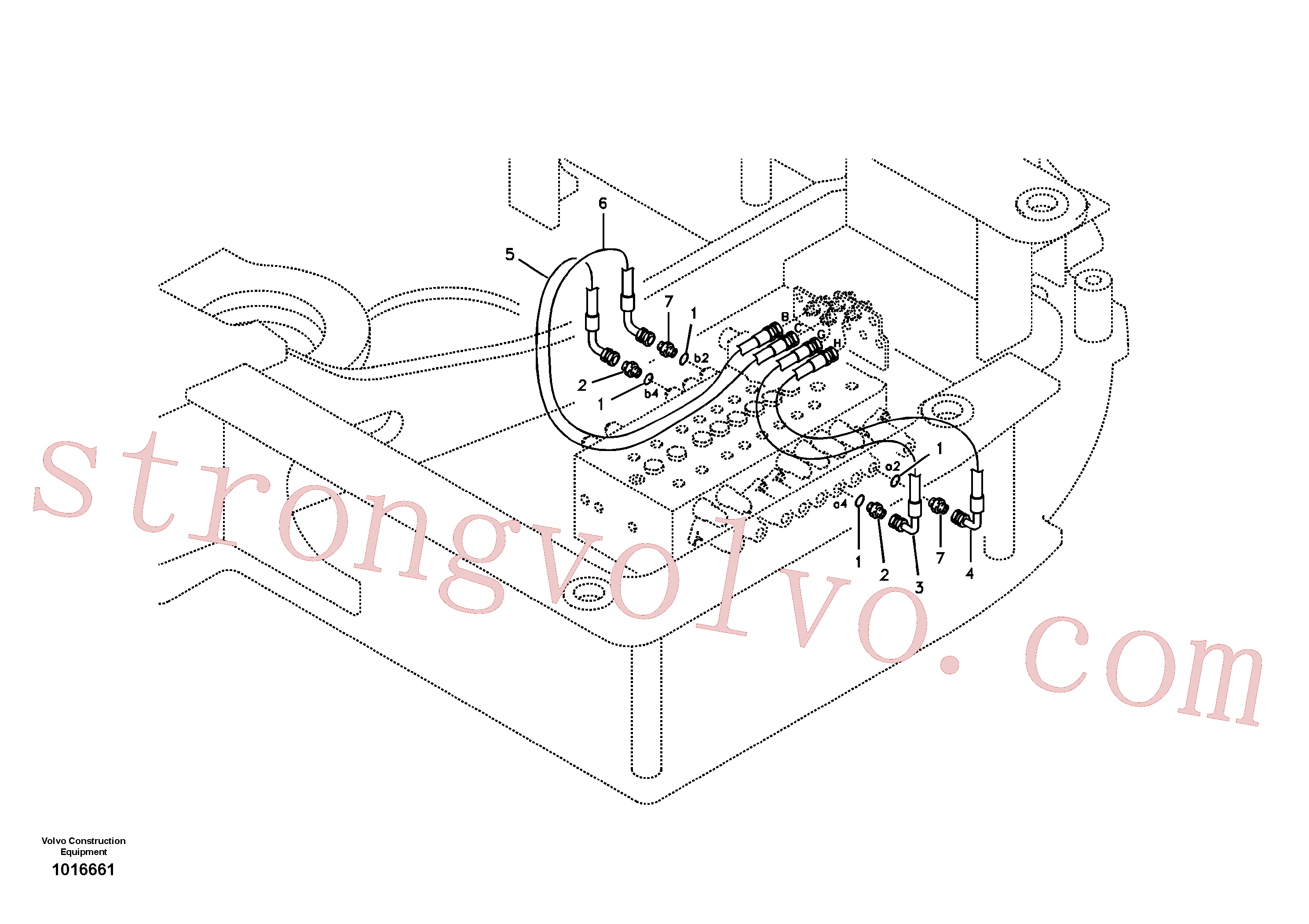 China Made VOE14530852 Conector Volvo Acessórios para escavadeira