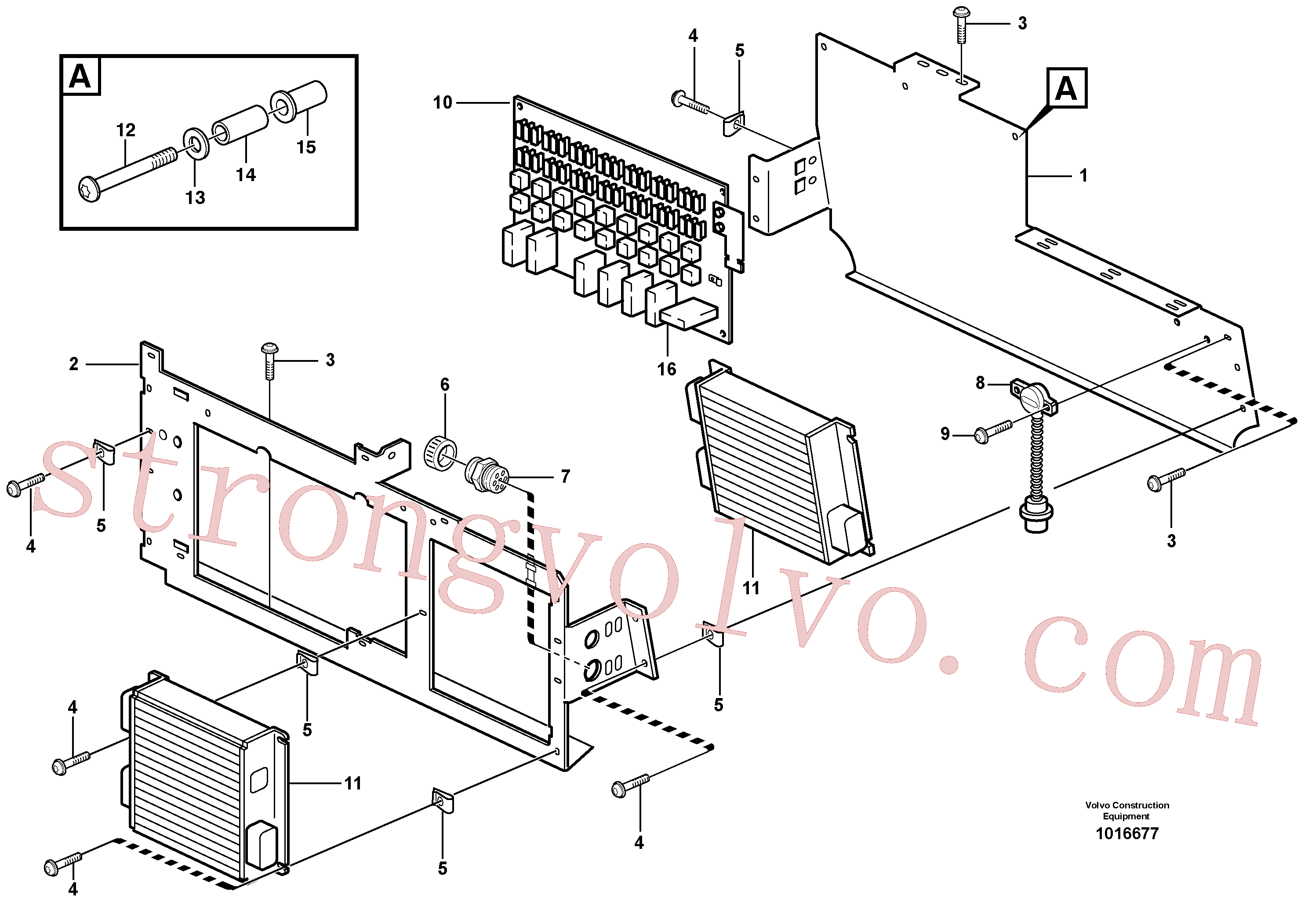 VOE969409 Volvo Caixa de derivação eléctrica(1016677 Montagem)