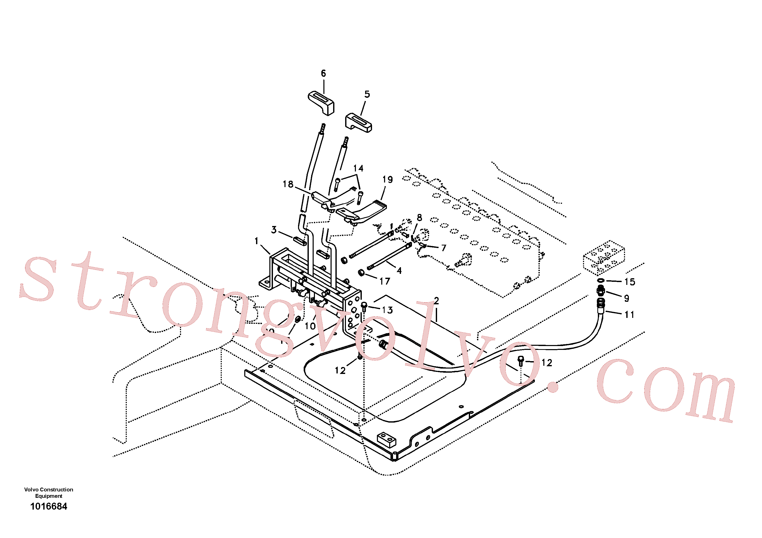 Volvo VOE14518918 Pistão cilindro Volvo Acessórios para escavadeira
