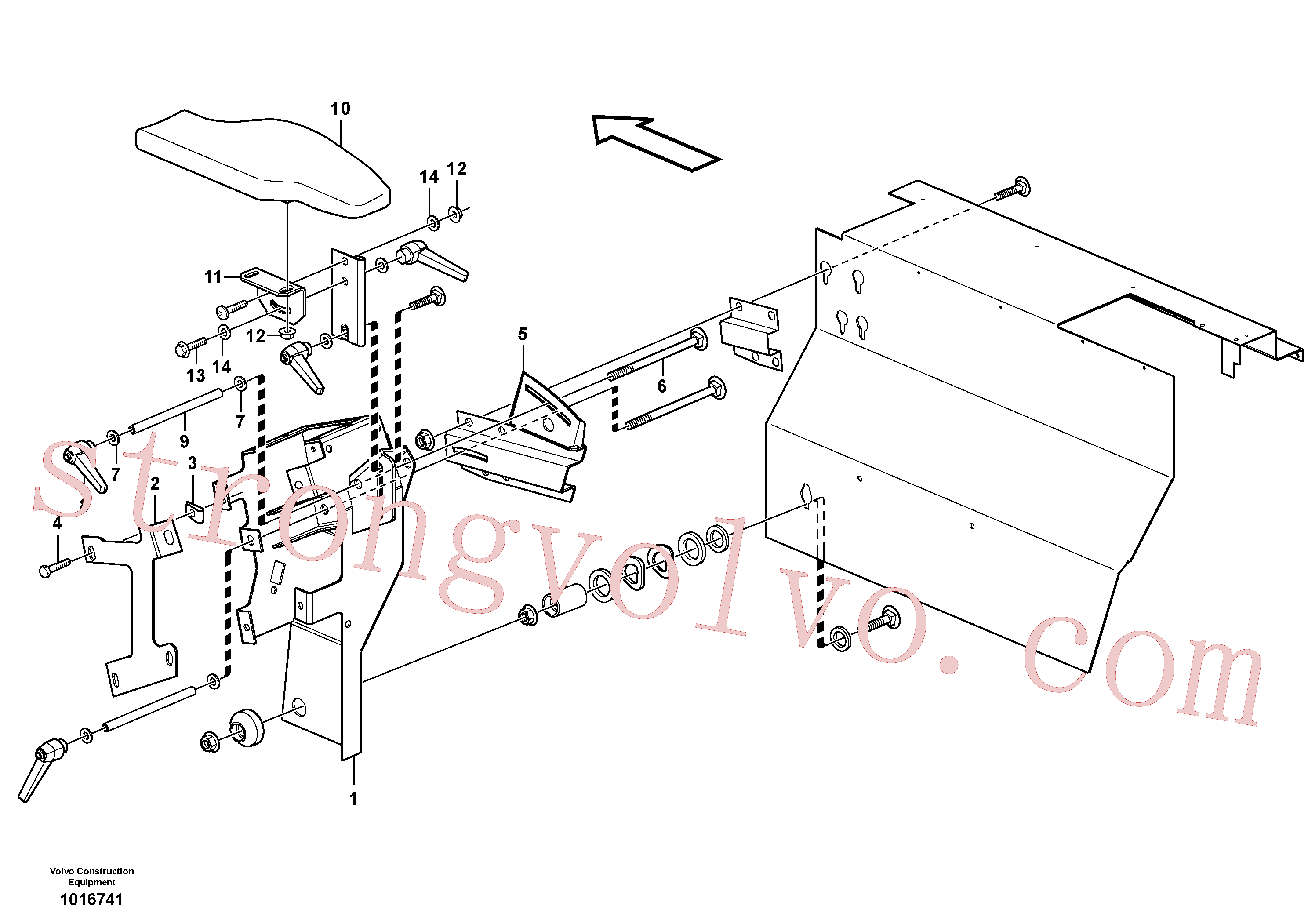 Volvo VOE11164355 Ancoragem Volvo Acessórios para escavadeira