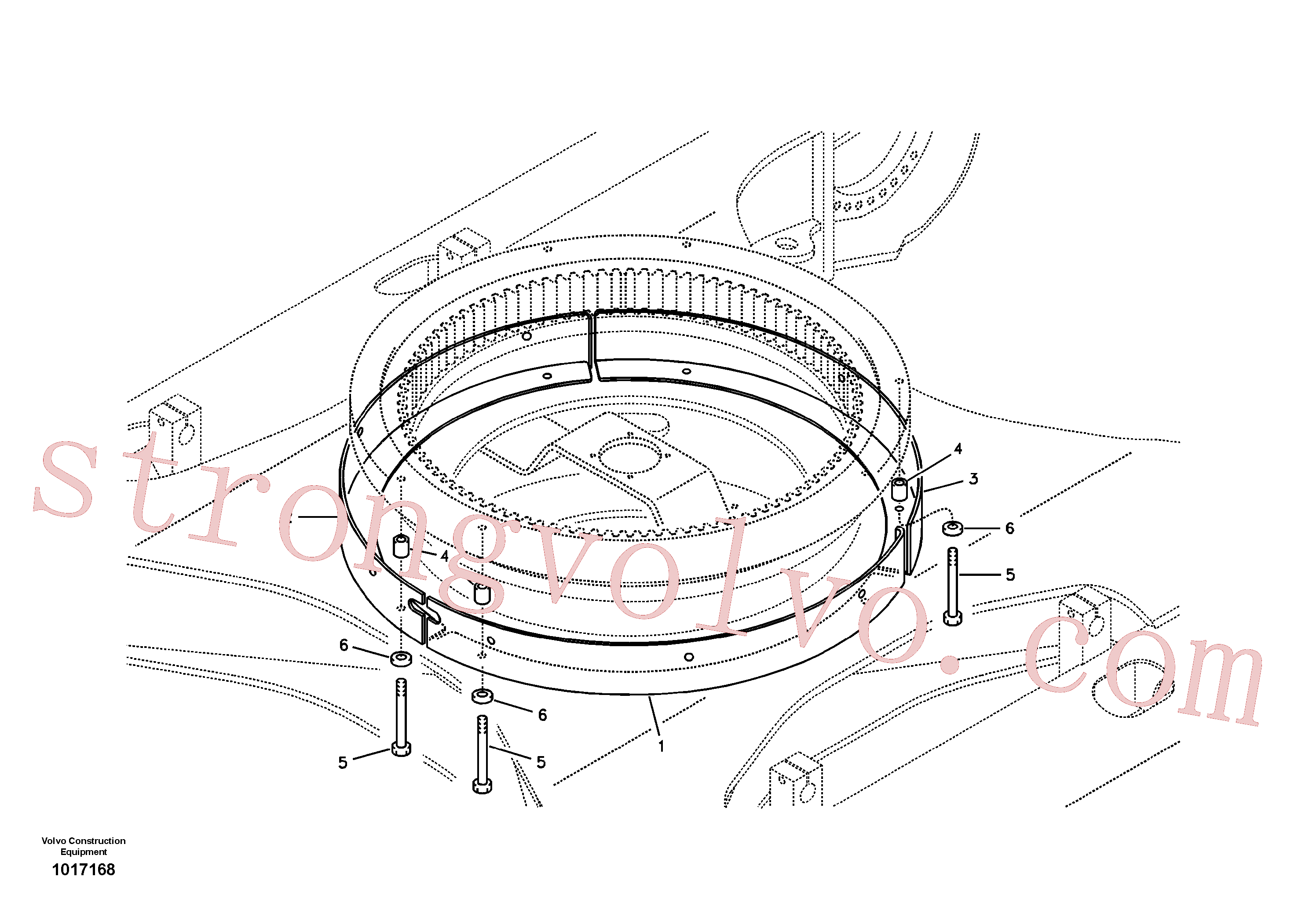 Atacado VOE14533696 Cover Volvo escavadeira