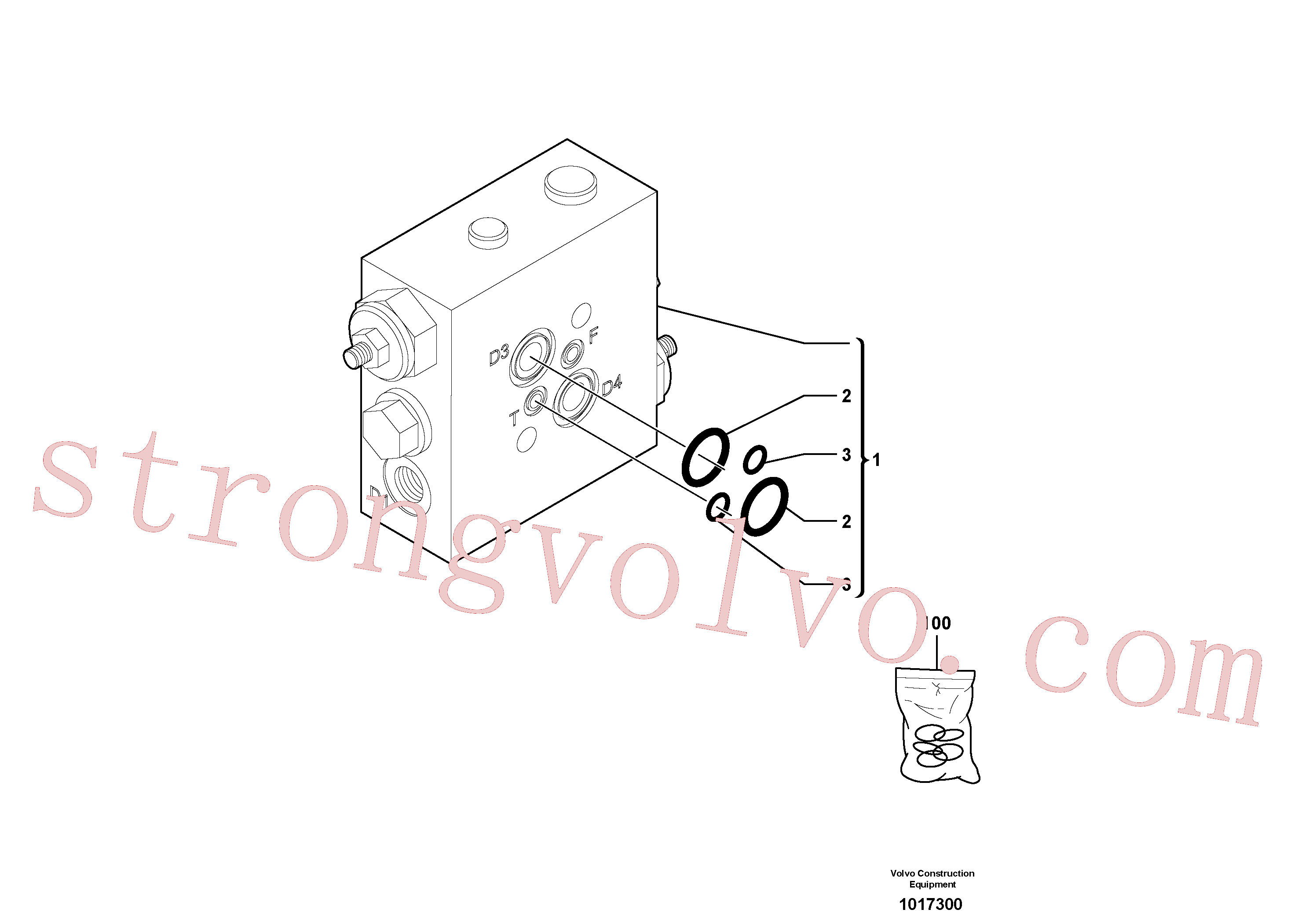 Volvo Montagem VOE11714991 Jogo de vedação Acessórios