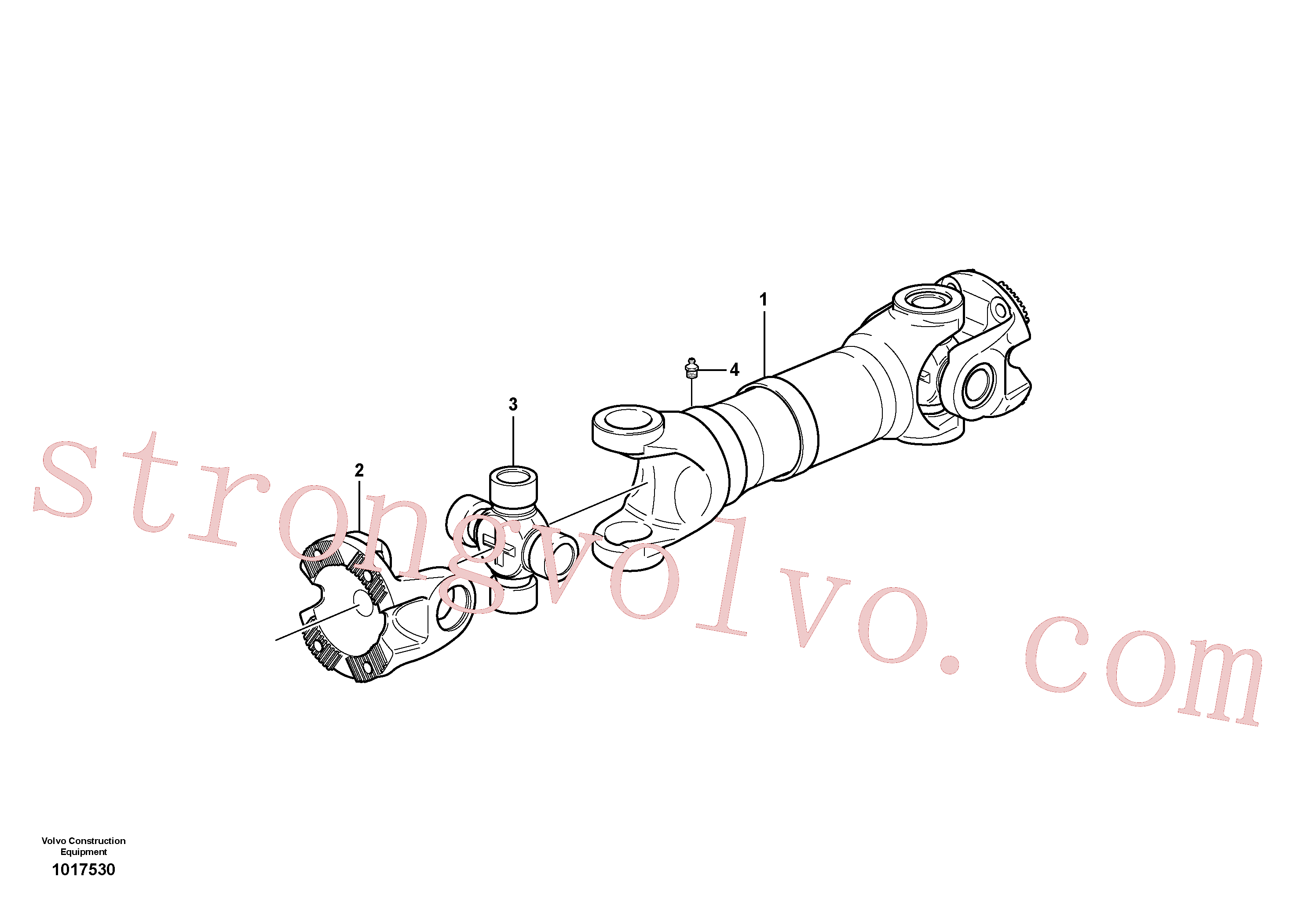 Volvo Acessórios para escavadeira VOE1069507 Garfo flange Acessórios