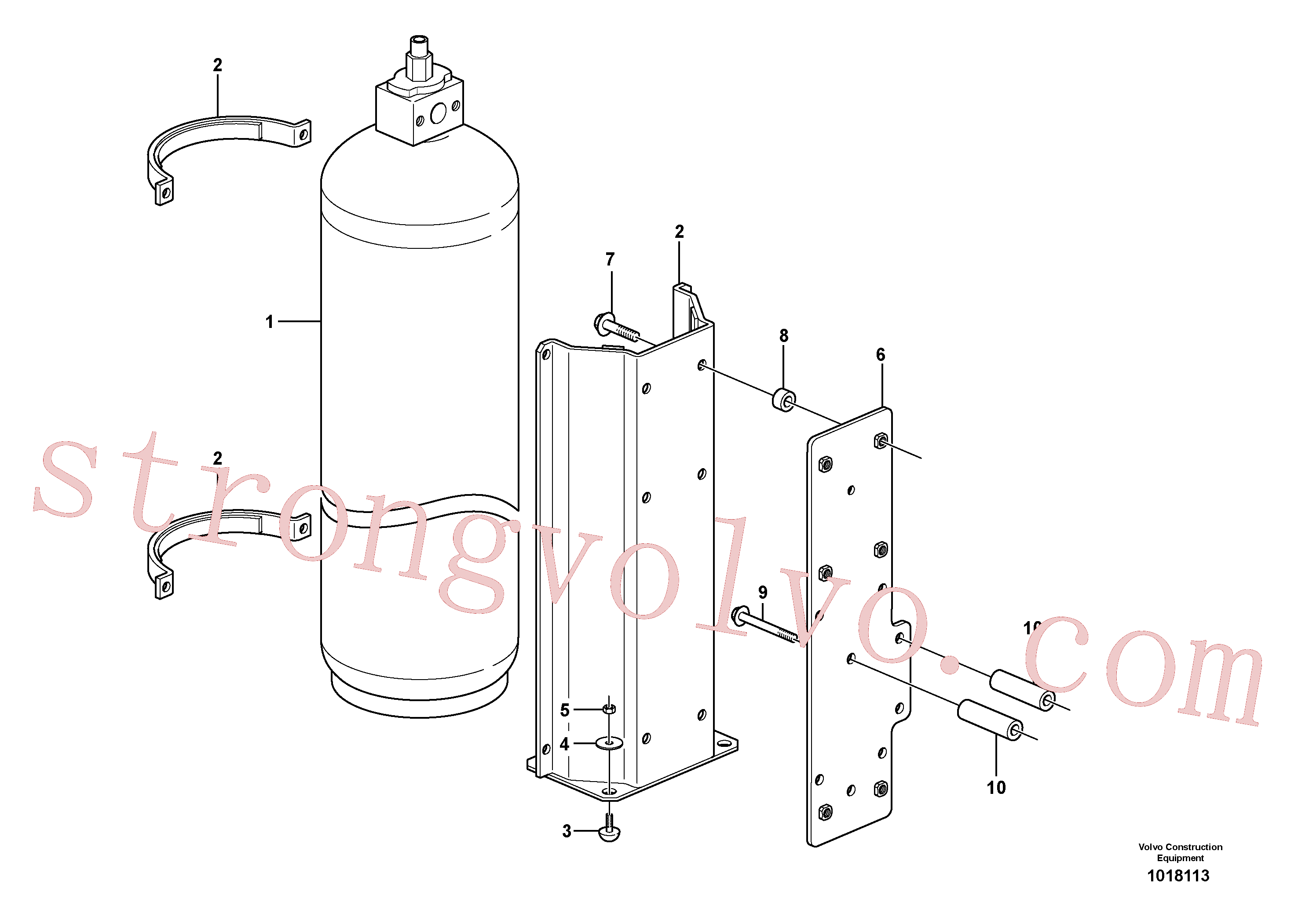 VOE4974453 Volvo Tanques com acessórios(1018113 Montagem)