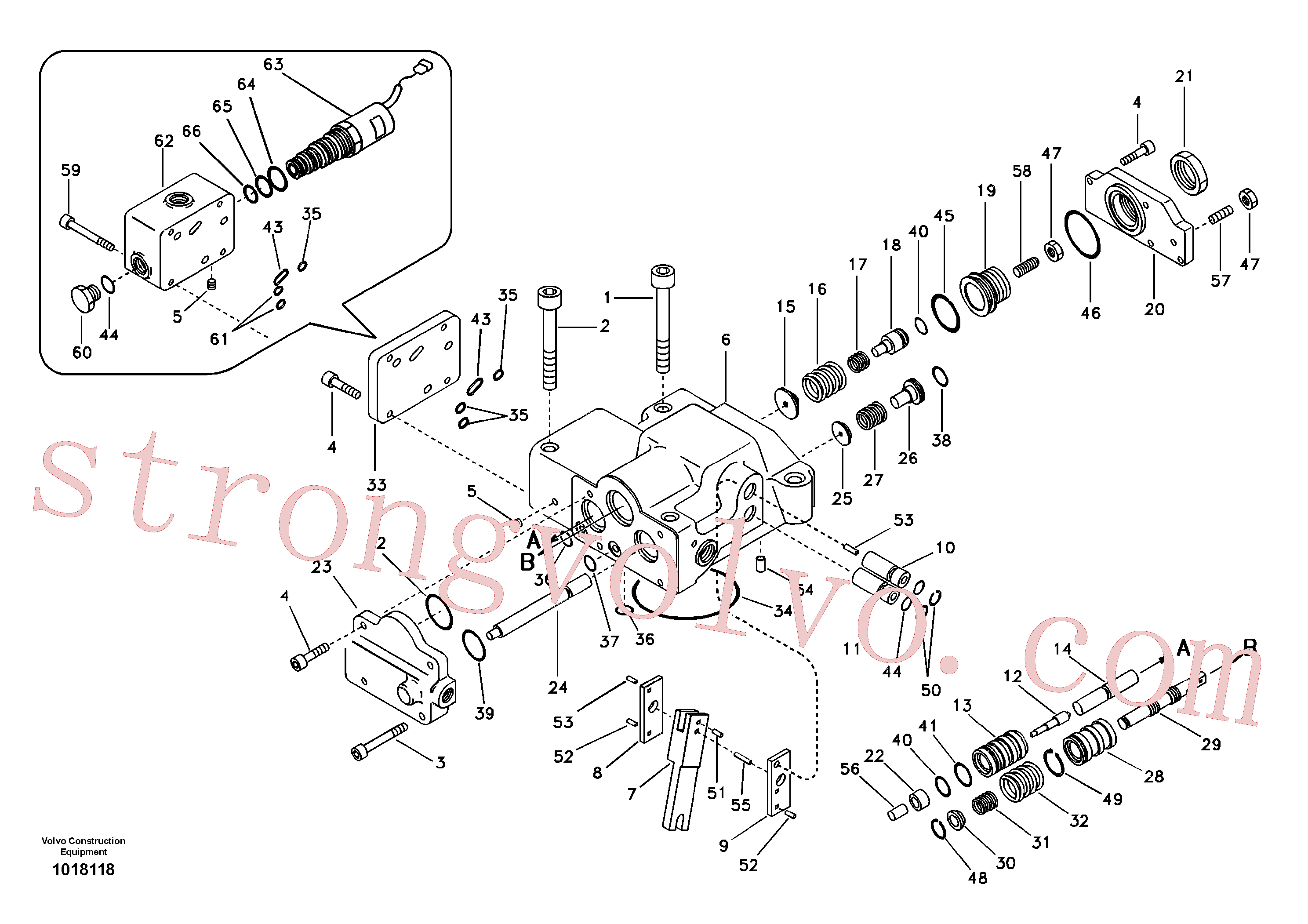Volvo Montagem VOE14534044 Anel-o Acessórios