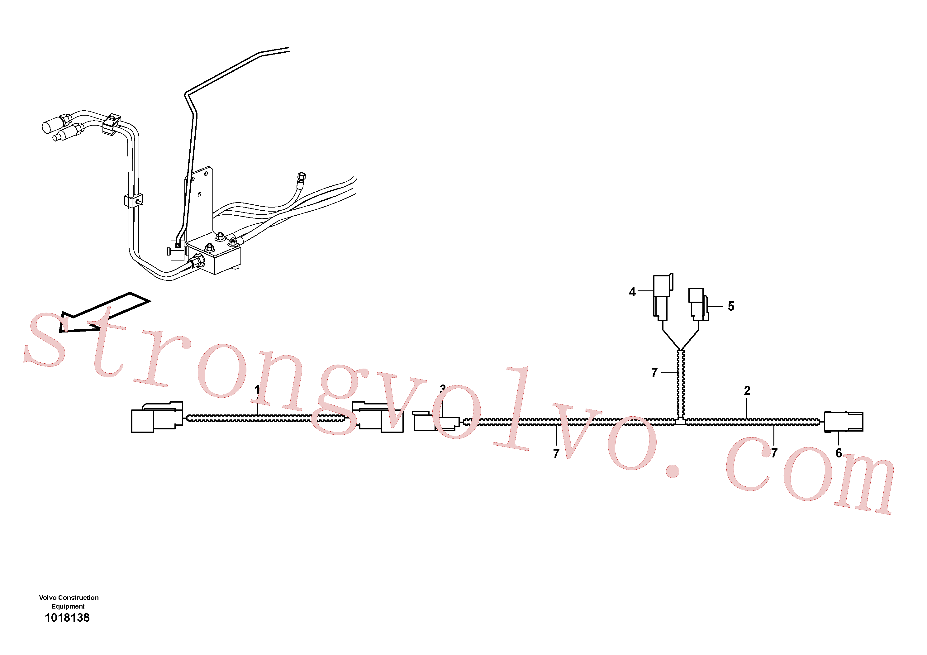 Volvo Acessórios para escavadeira VOE11881020 Carcaça Acessórios