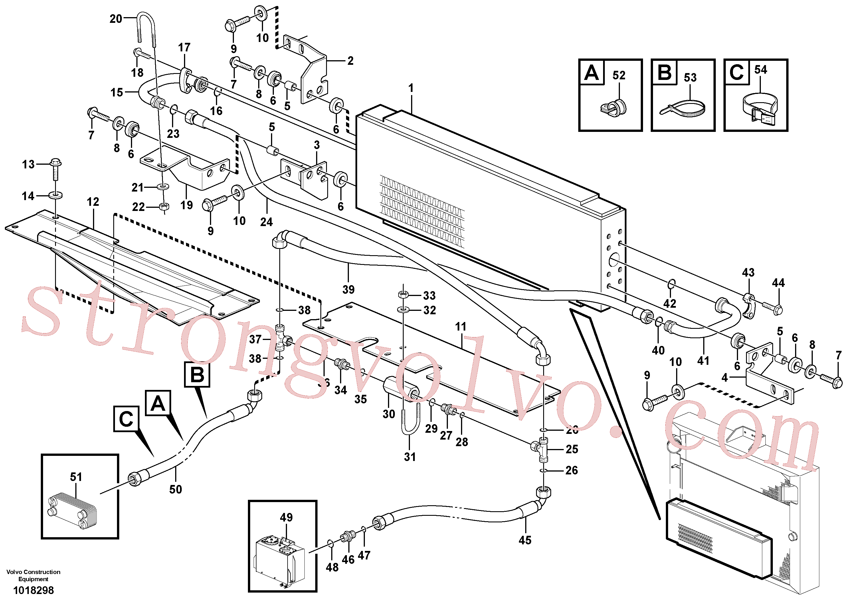China Made VOE11410591 Eternity/2 Volvo Acessórios para escavadeira