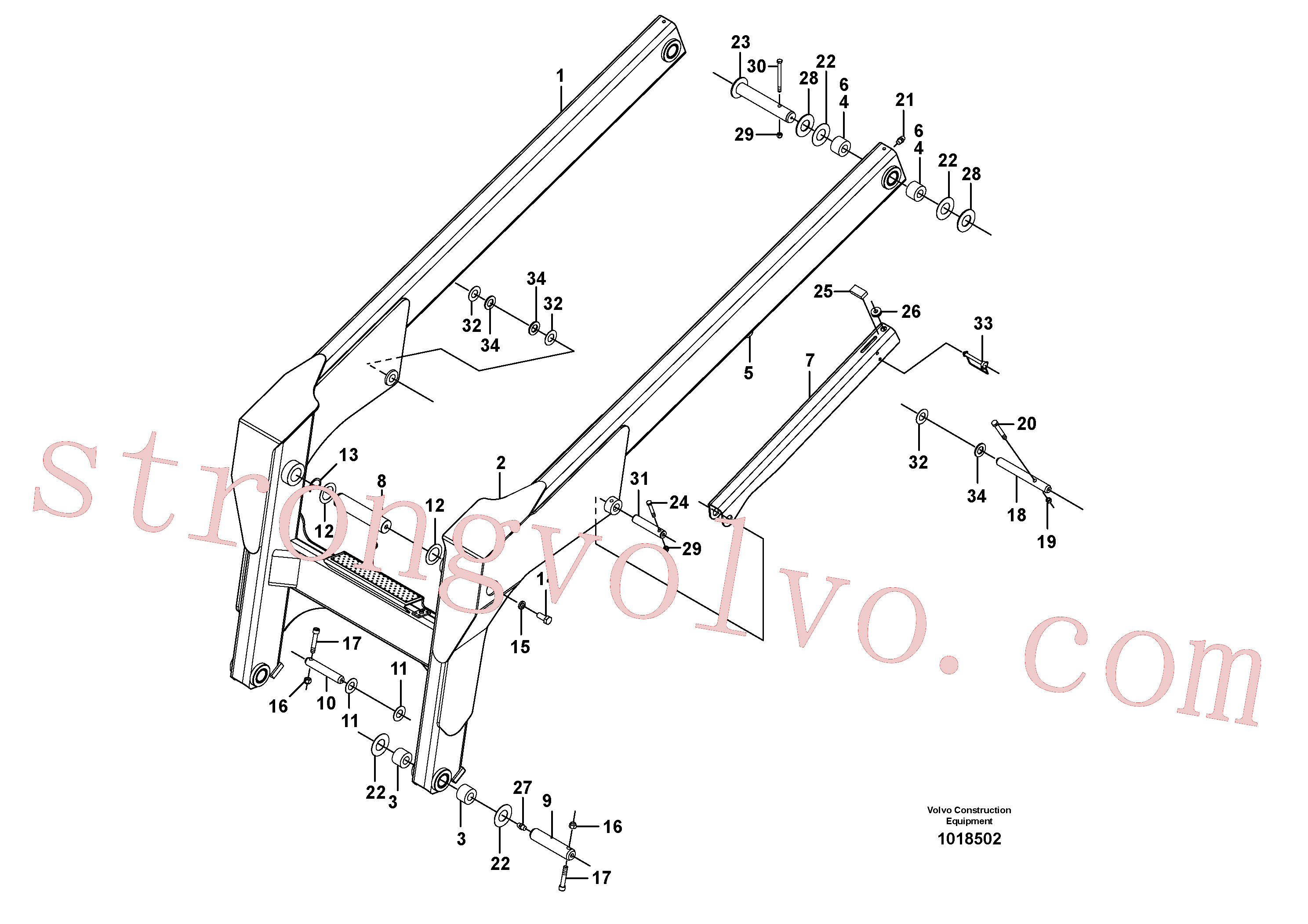 VOE14014892 Volvo Unidade carregadora(1018502 Montagem)