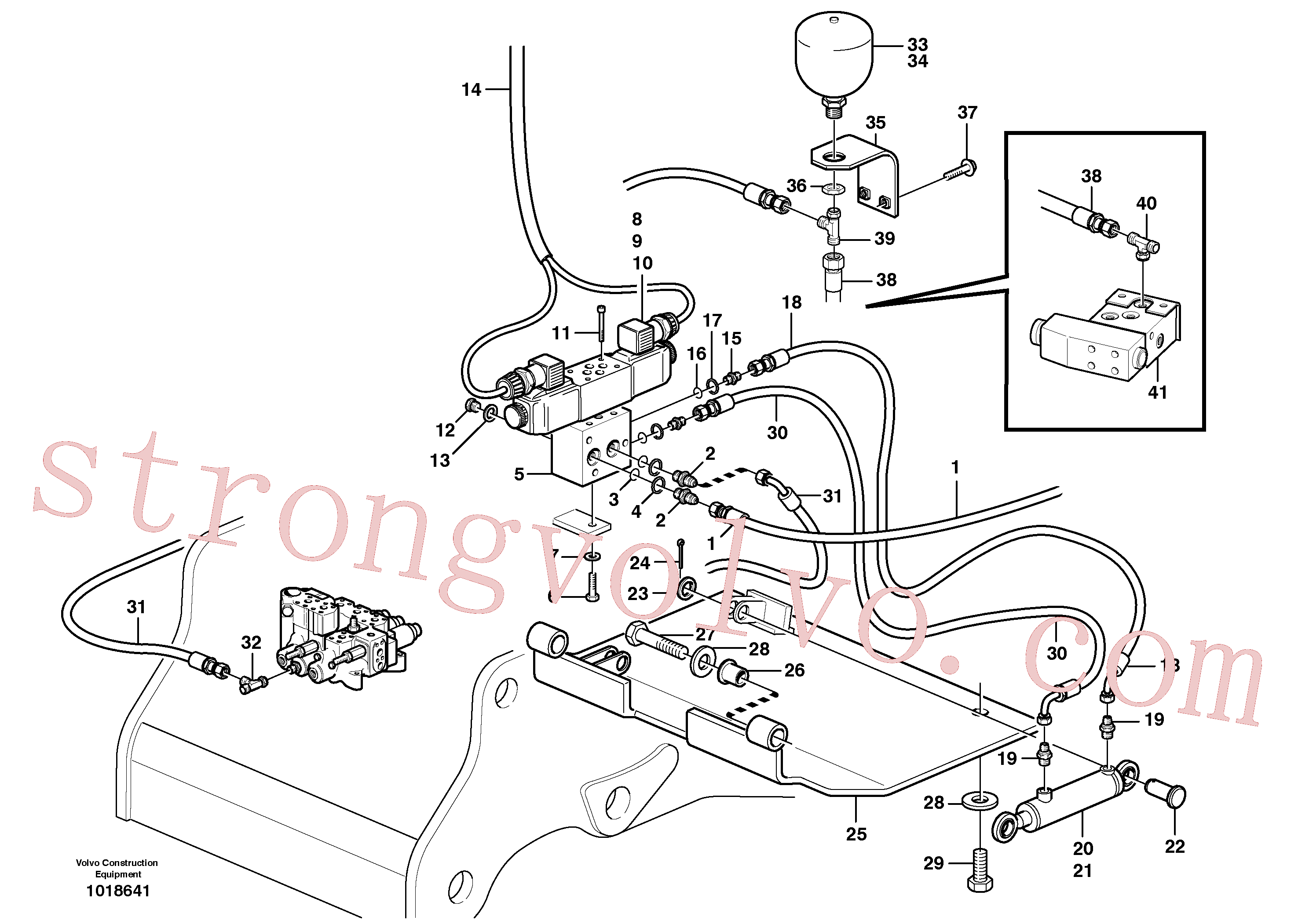 VOE11003865 Volvo Resguardo inferior, dianteira.(1018641 Montagem)