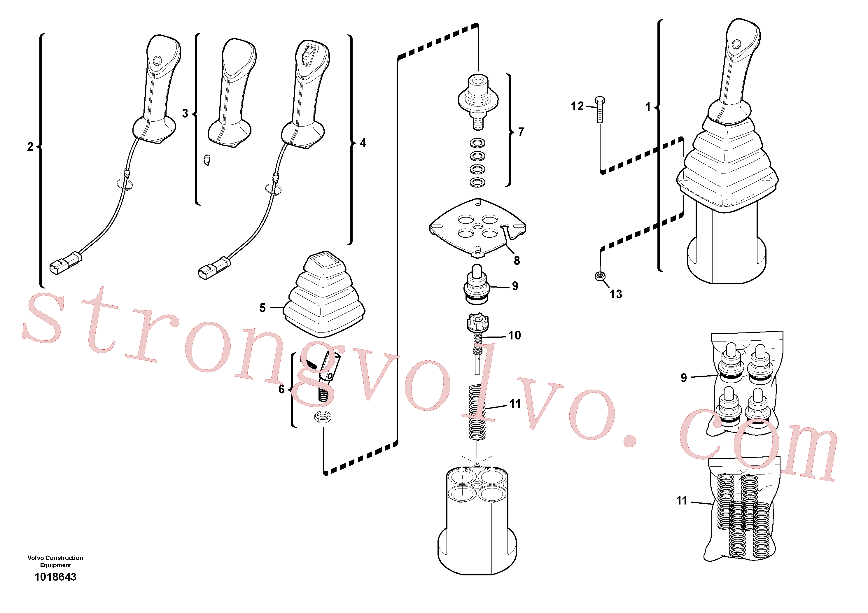 VOE14524915 Volvo Servoválvula(1018643 Montagem)