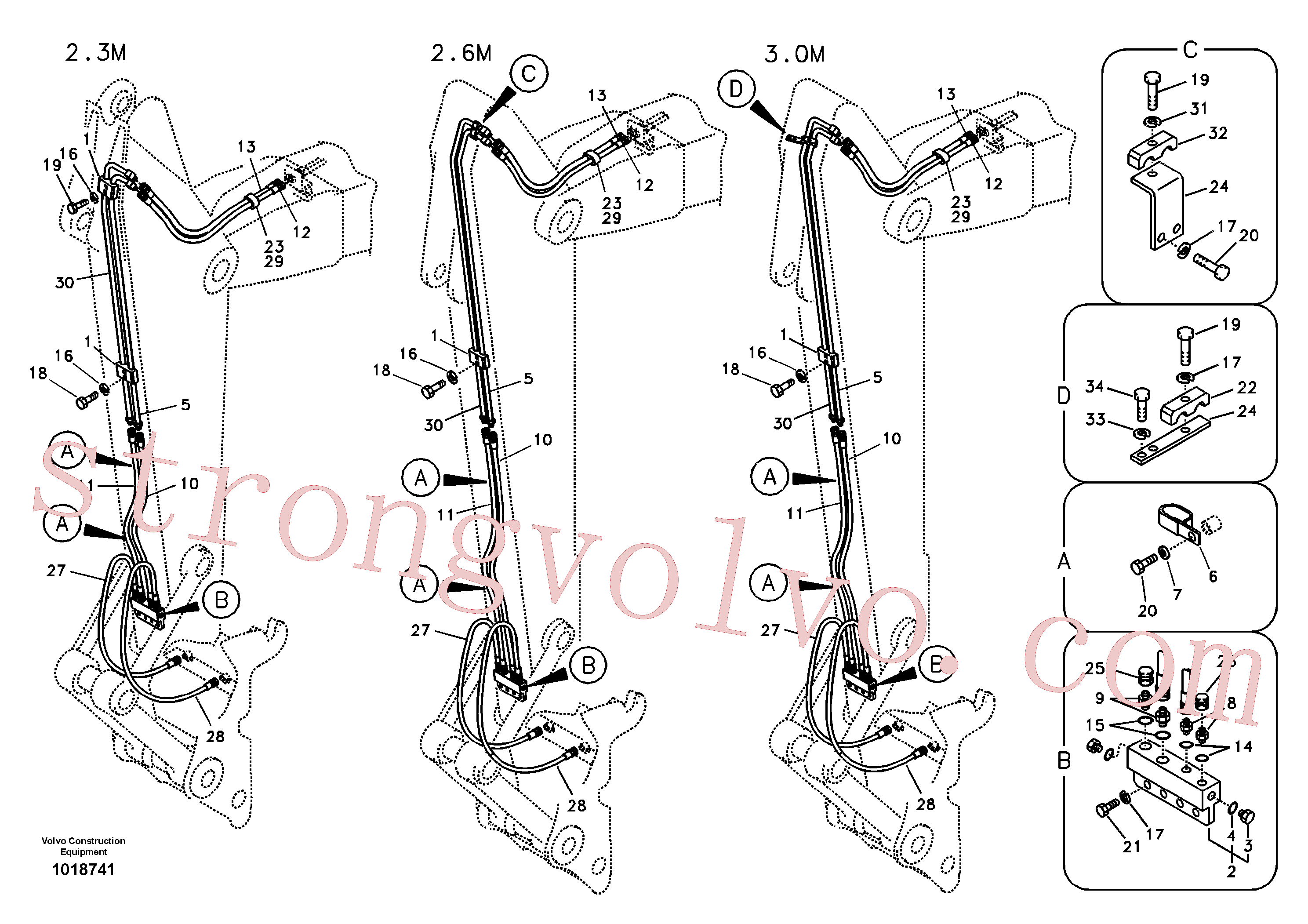 SA9451-02631 Eternity/2 Inscreva-se para Volvo Acessórios para escavadeira