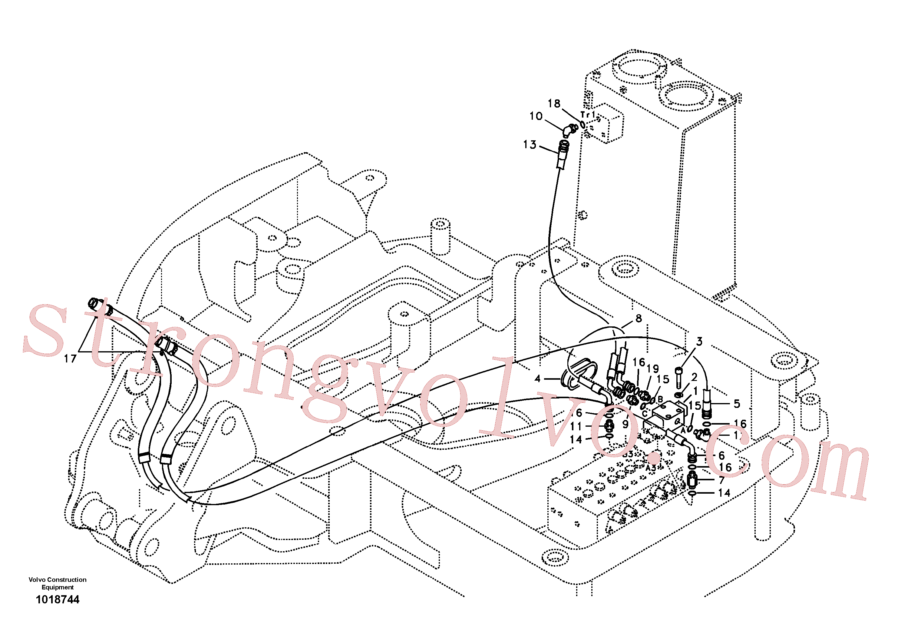 VOE14880487 Volvo(1018744 Montagem)