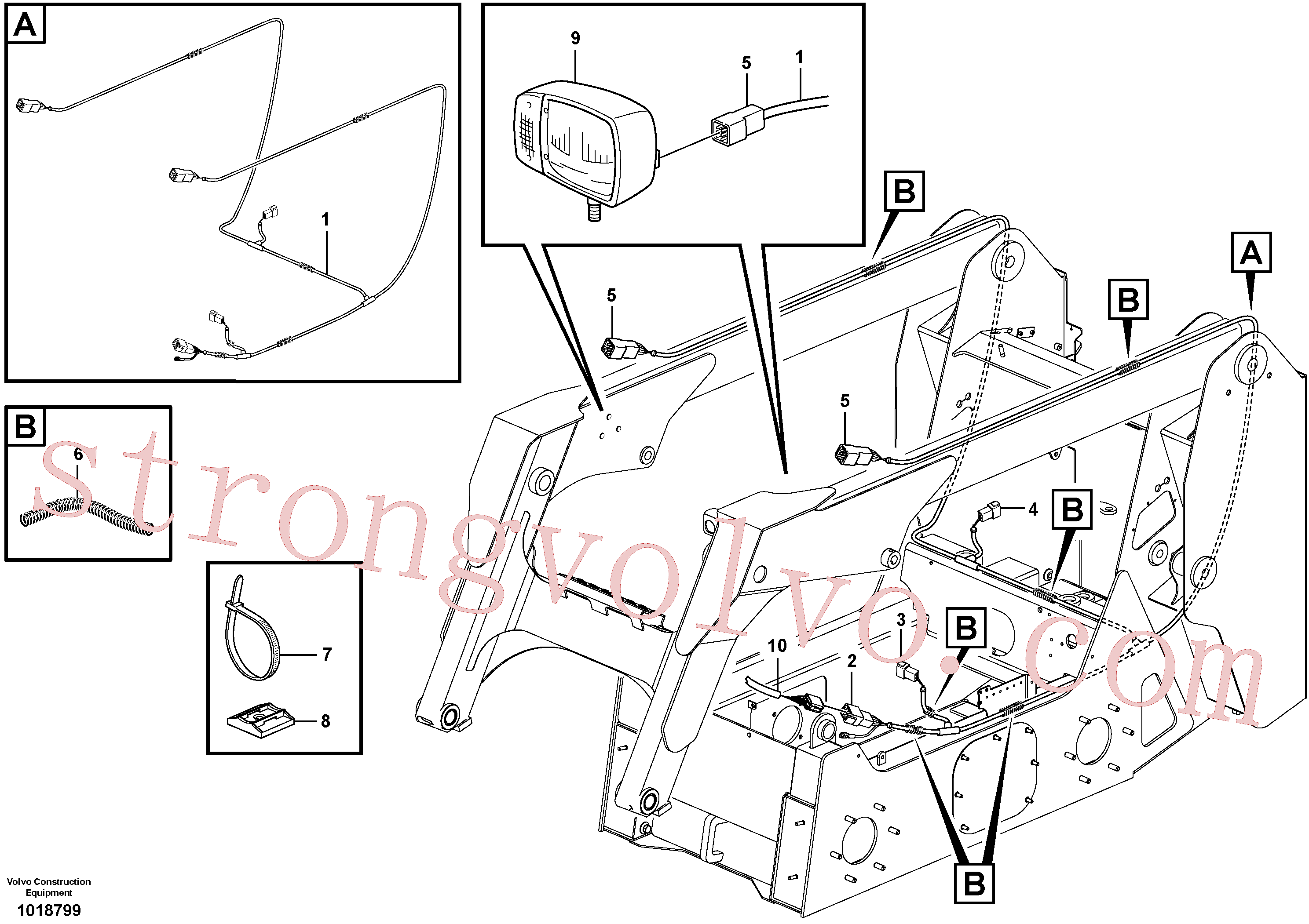 VOE874114 Carcaça Volvo escavadeira