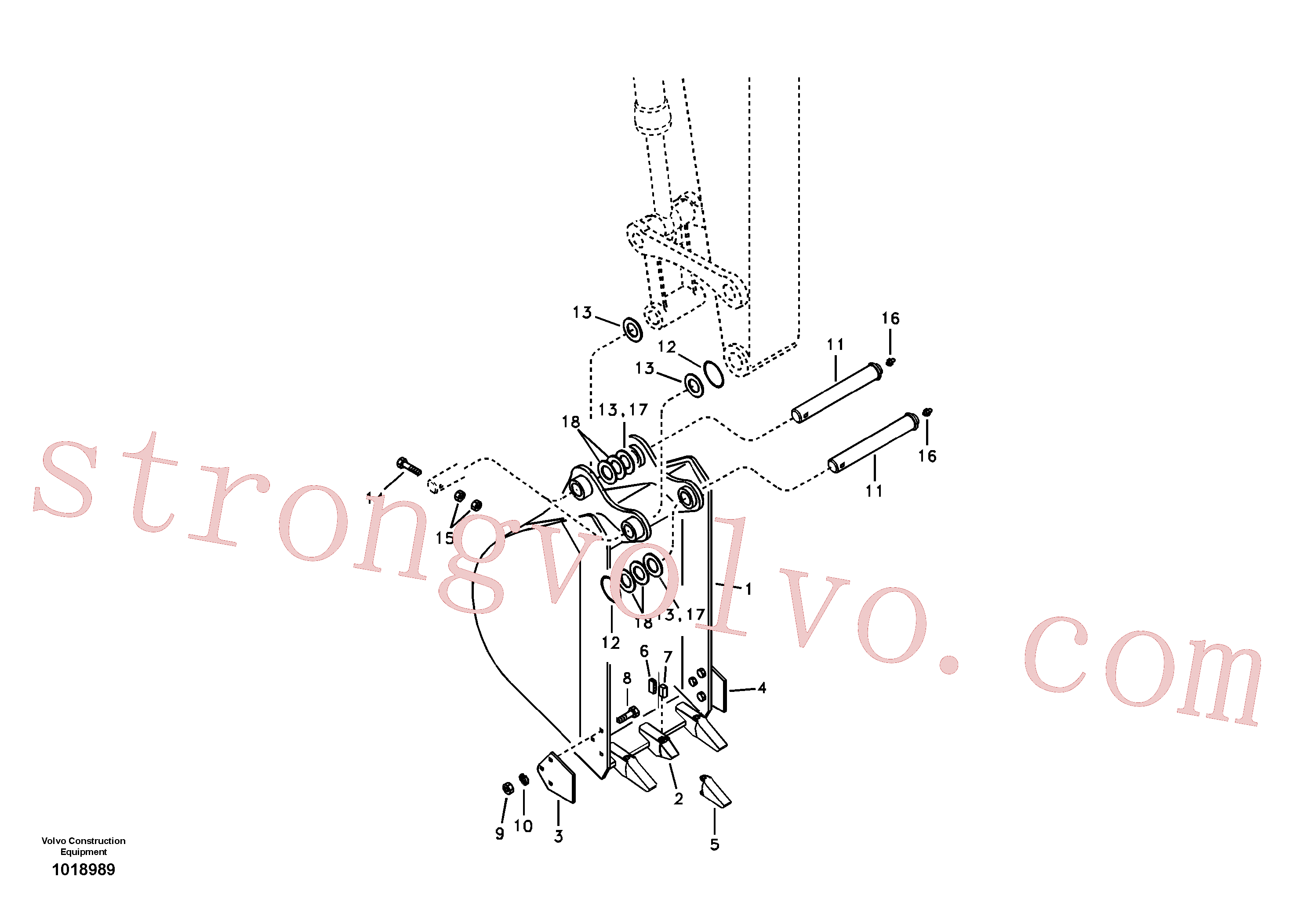VOE14554435 Volvo Balde(1018989 Montagem)