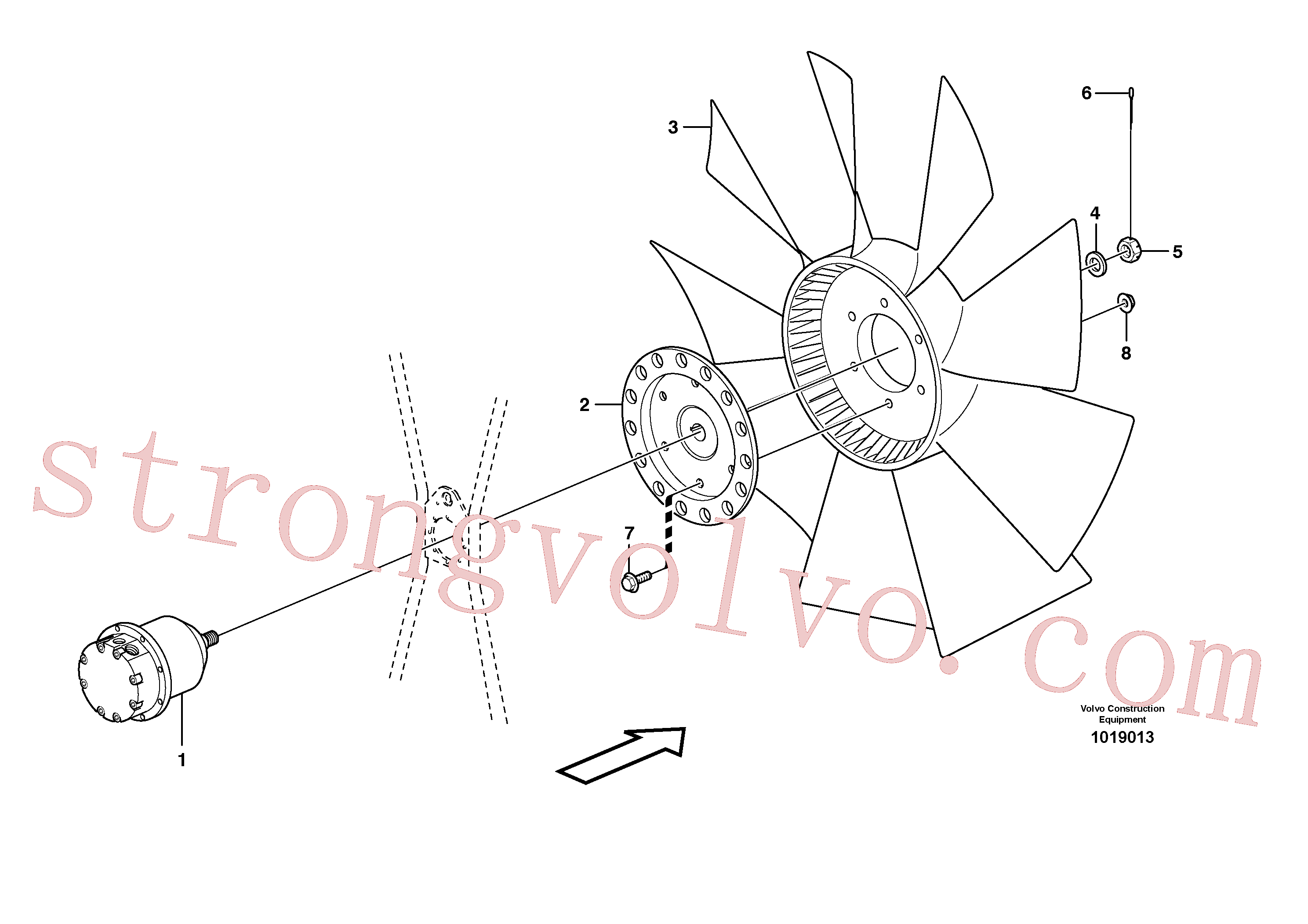 China Made VOE13946329 Castle Nut, Flange screw Volvo Acessórios para escavadeira