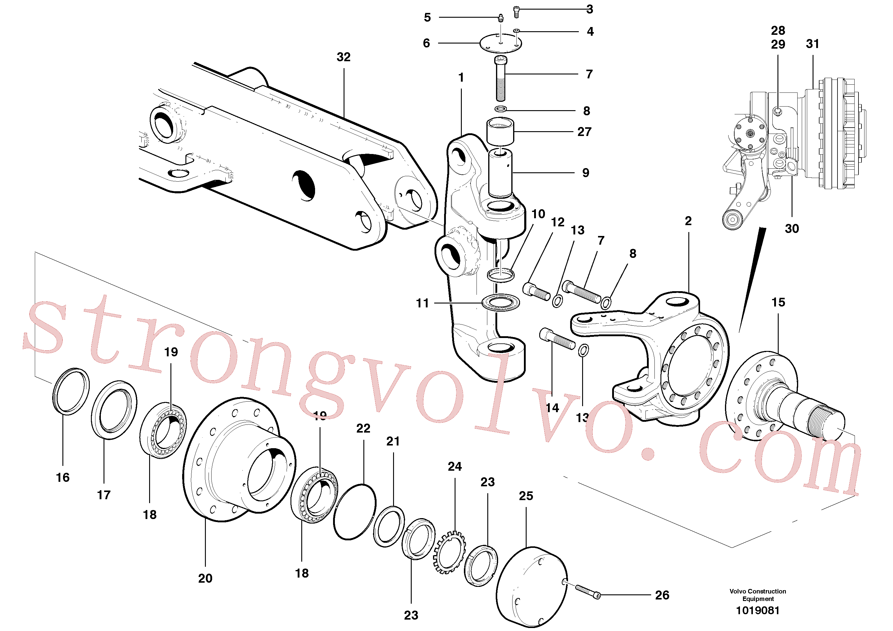 Volvo Montagem VOE967630 Parafuso soquete sext Acessórios