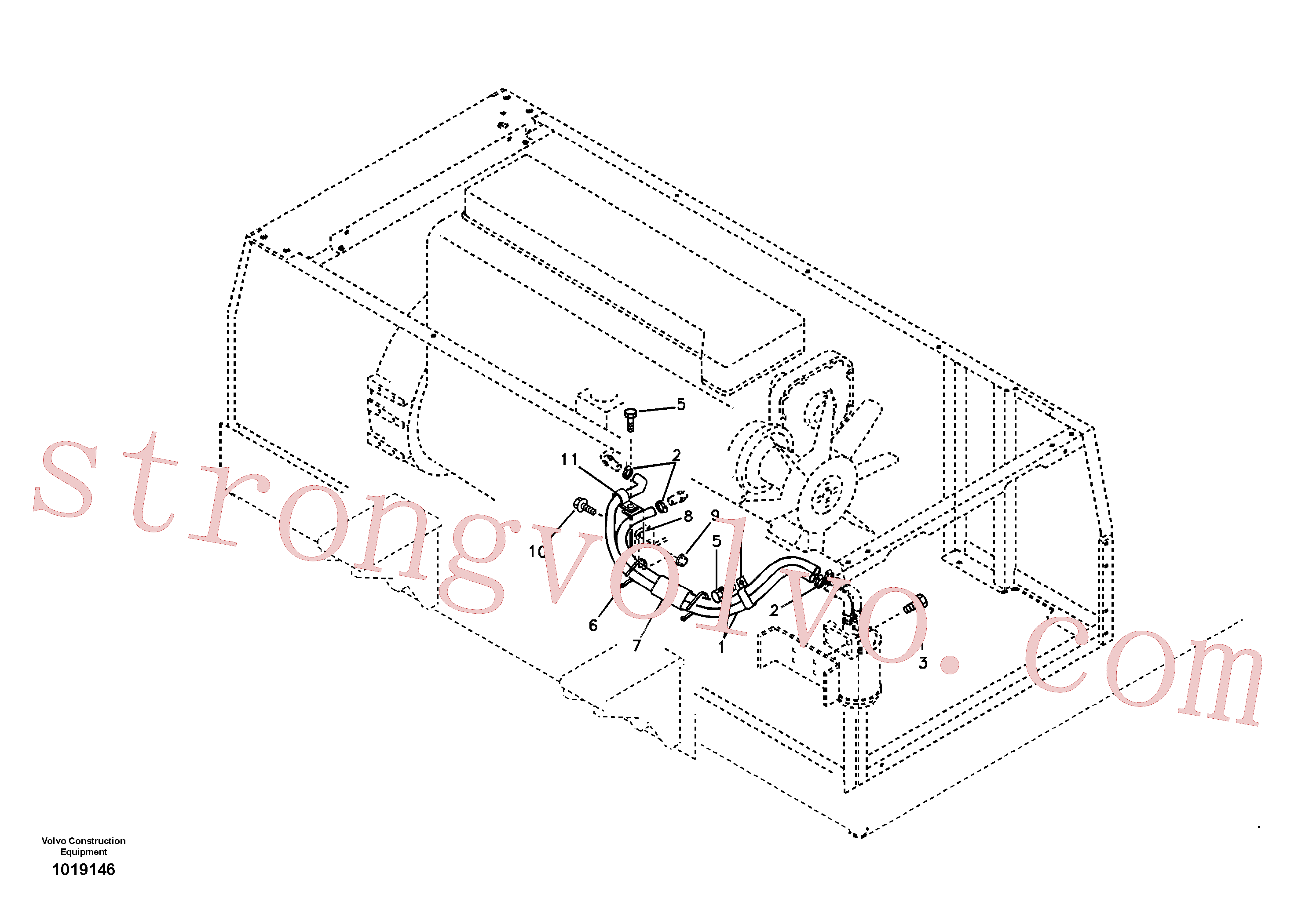 SA9443-30605 Volvo Filtro de refrigerante(1019146 Montagem)