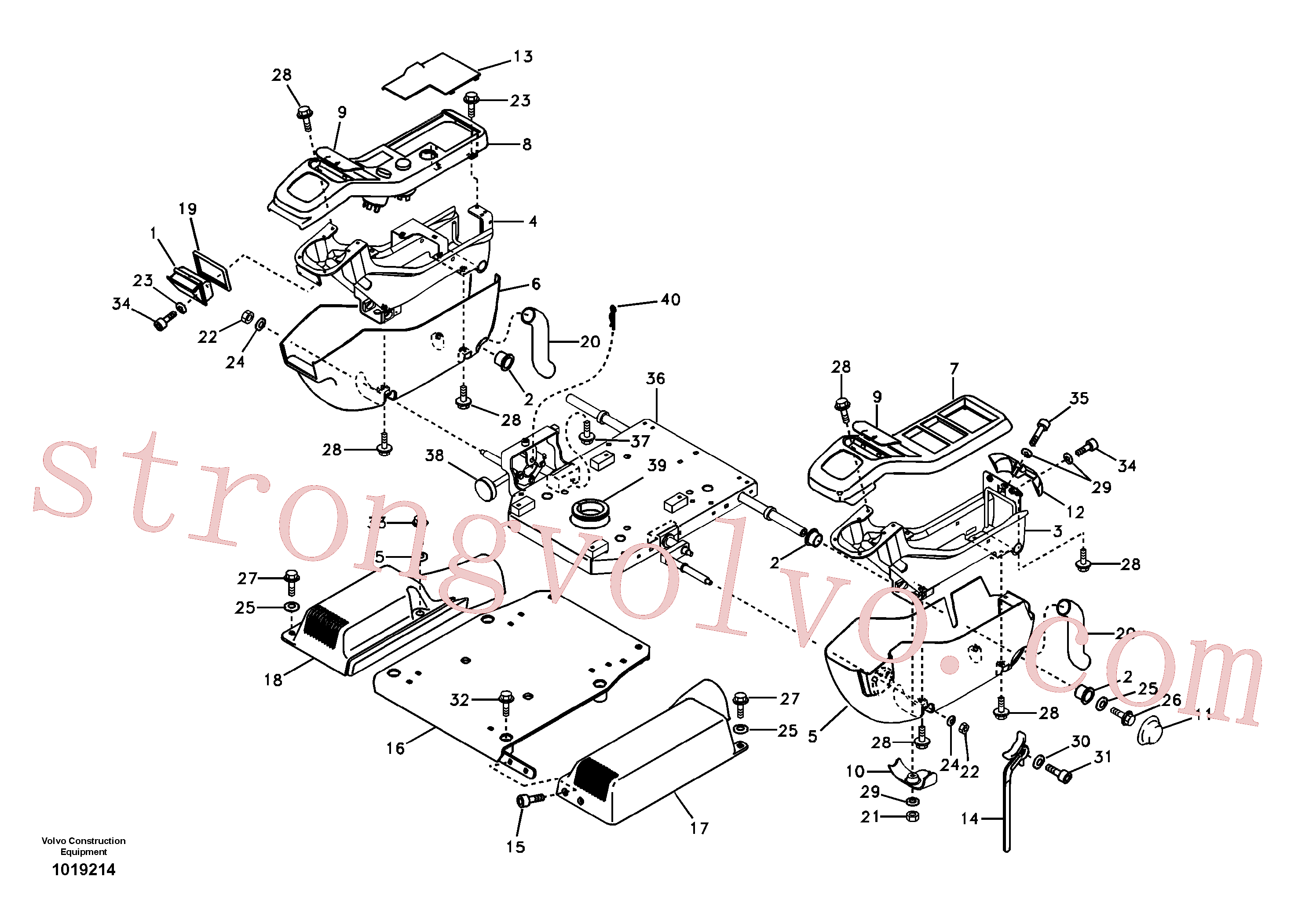 China Made VOE14515539 Capô Volvo Acessórios para escavadeira