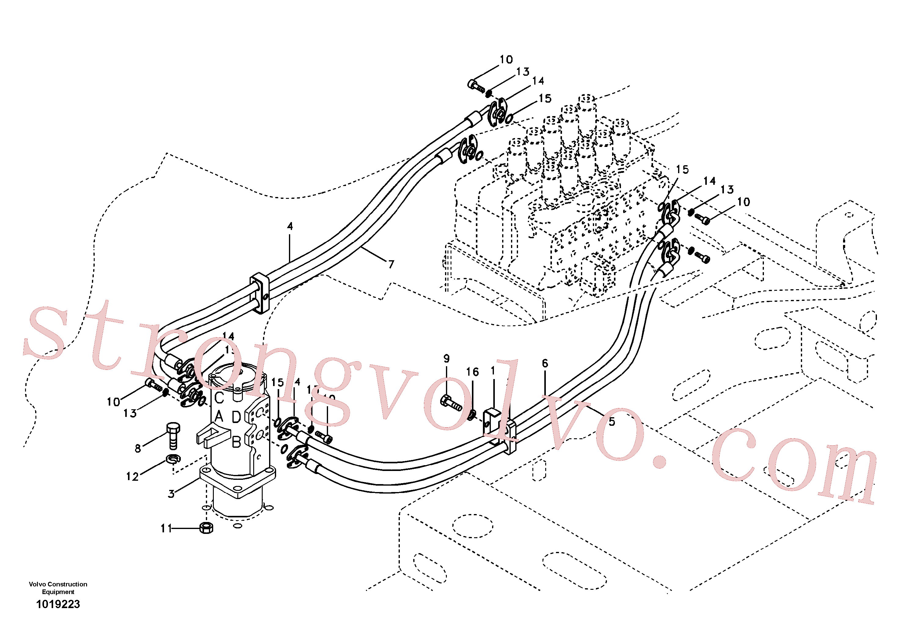 Volvo Montagem VOE14880713 Xtraflex/5000 Acessórios