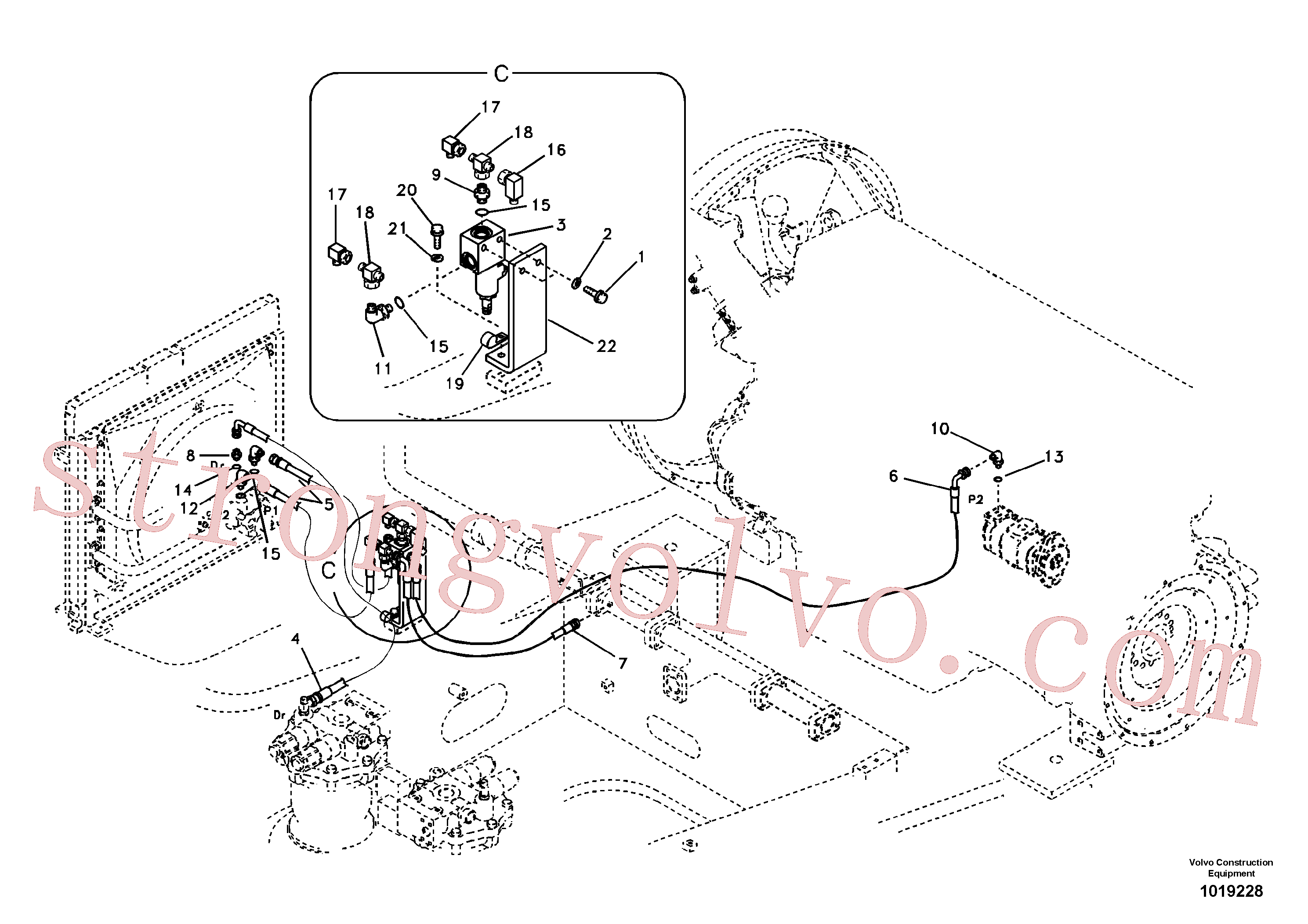 Volvo Montagem SA9413-31060 Cotovelo Acessórios