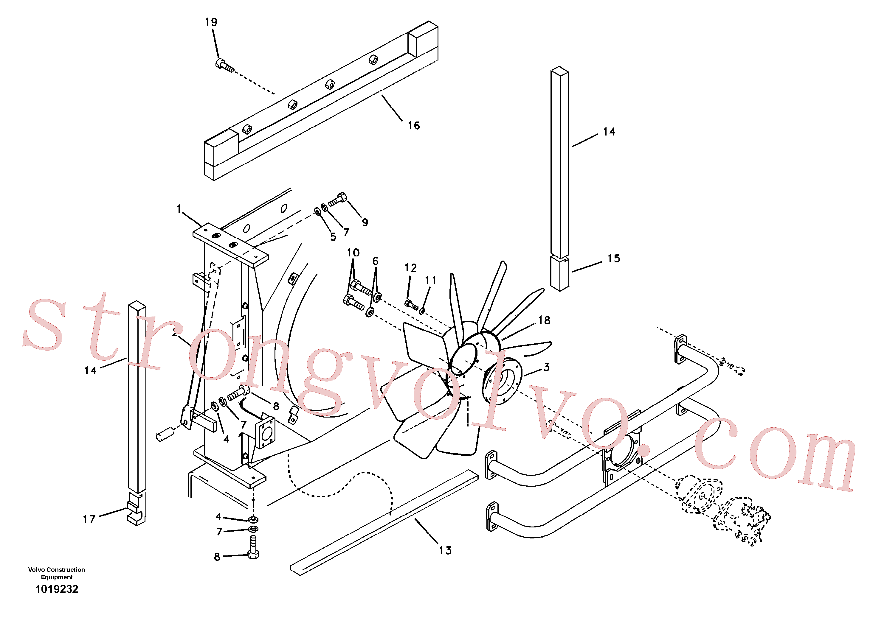 VOE14525518 Esponja Inscreva-se para Volvo Acessórios para escavadeira
