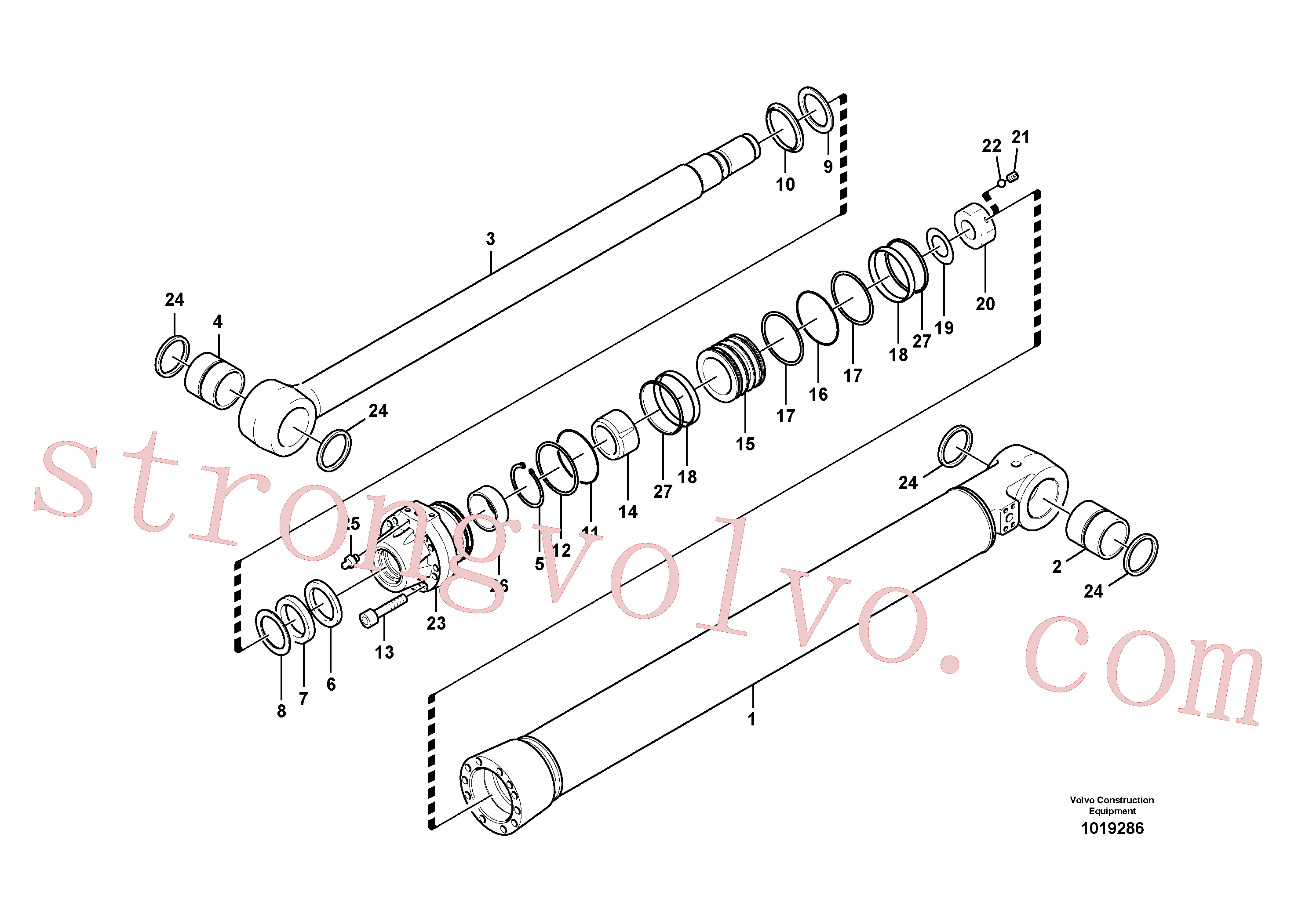 Volvo Montagem VOE14549706 Anel Acessórios