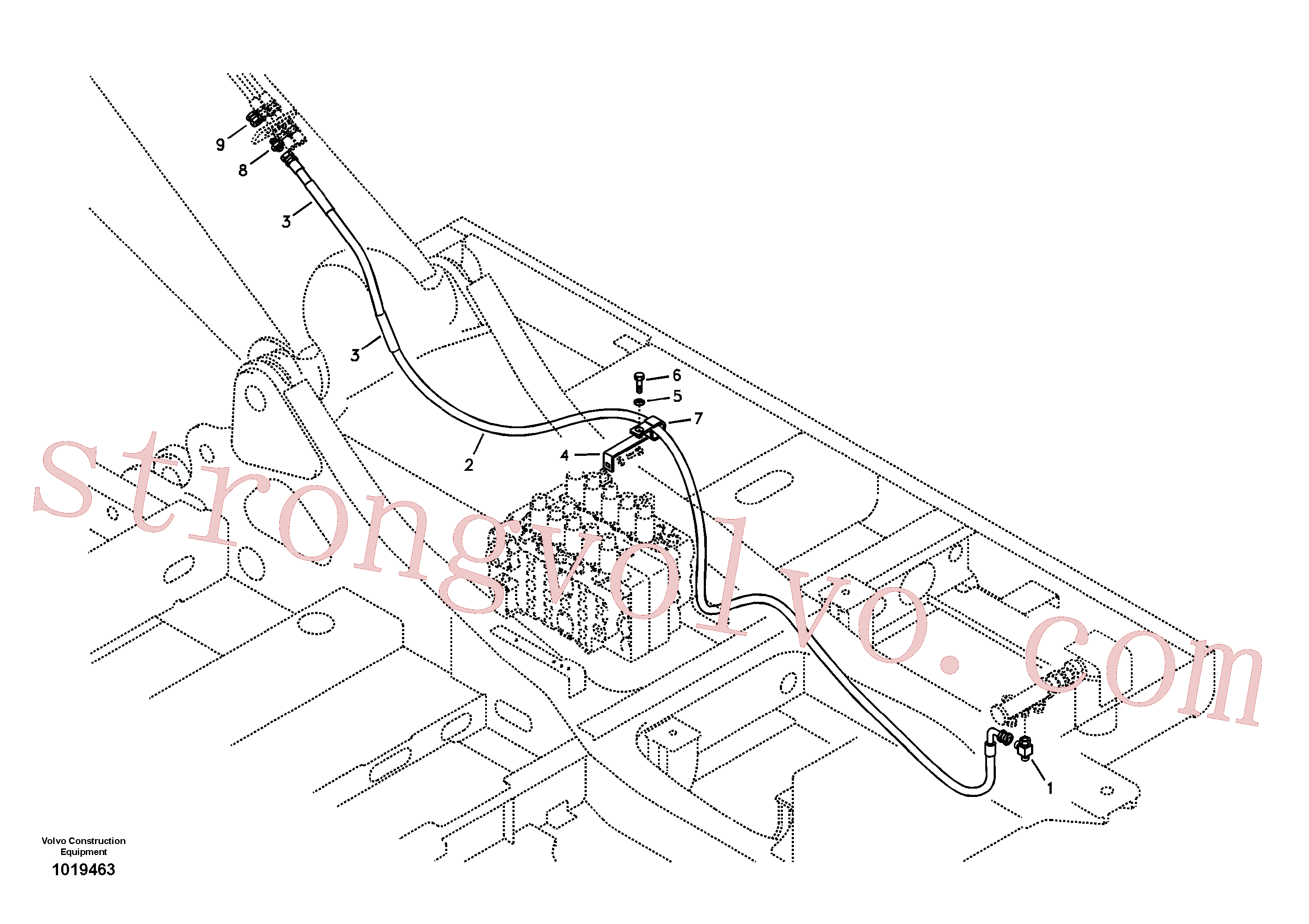 Volvo Acessórios para escavadeira SA9468-04204 Rockmaster/1SC Acessórios