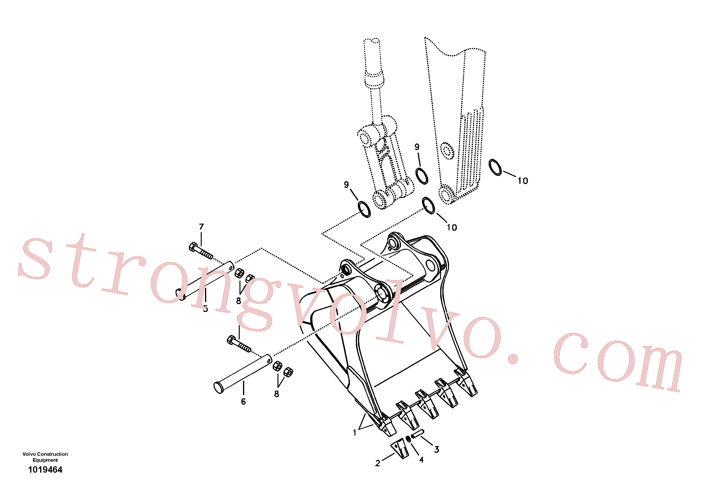 VOE14687925 Volvo Balde(1019464 Montagem)