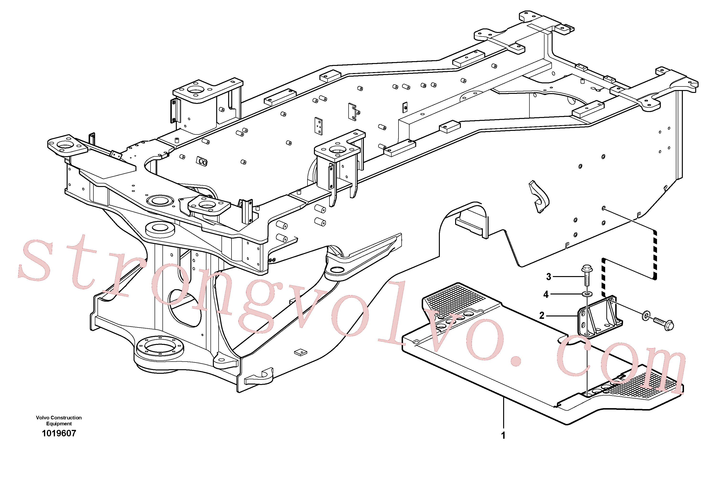 VOE968437 Volvo Contrapeso.(1019607 Montagem)