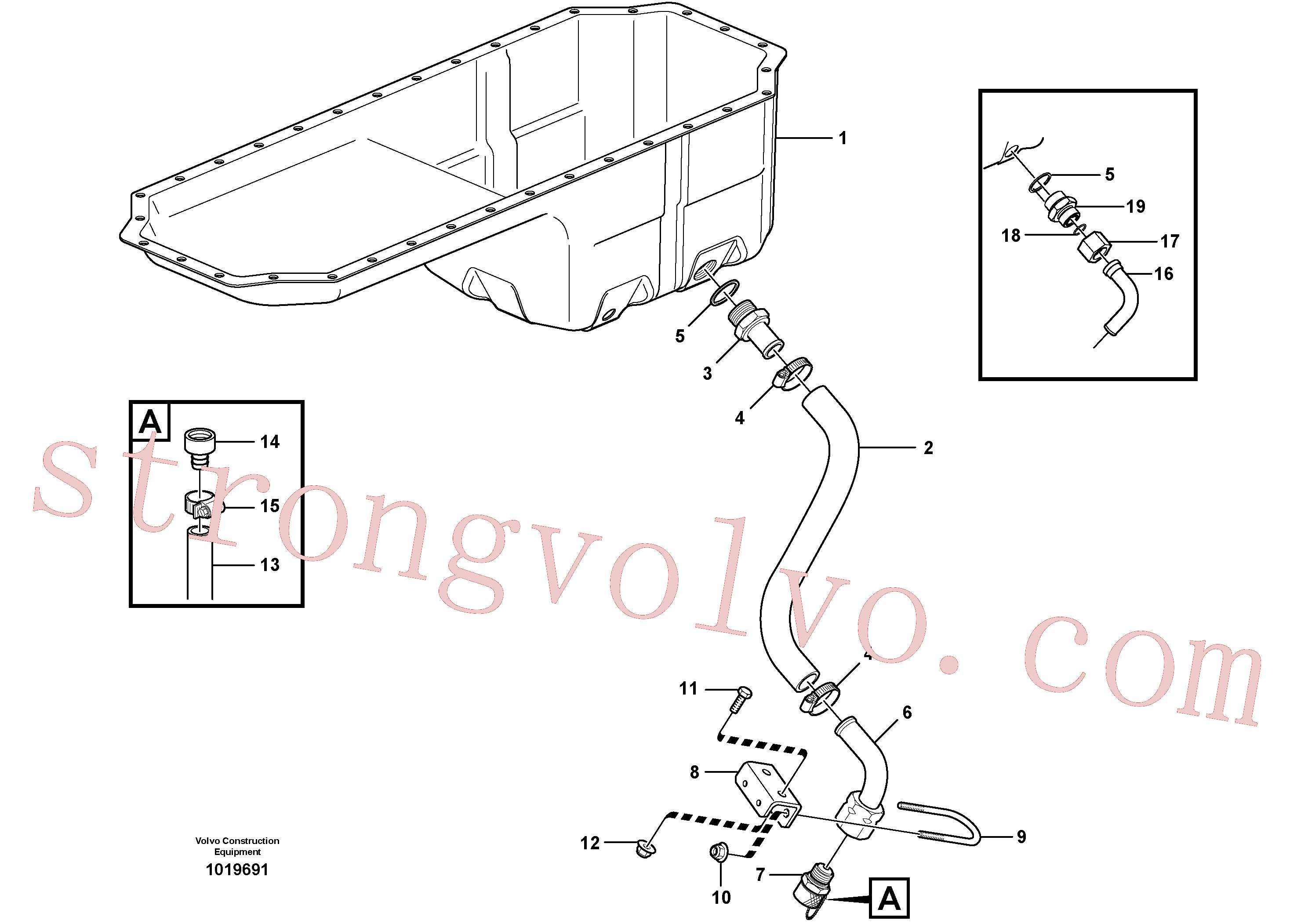 Volvo VOE11130269 Braçadeira Volvo Acessórios para escavadeira