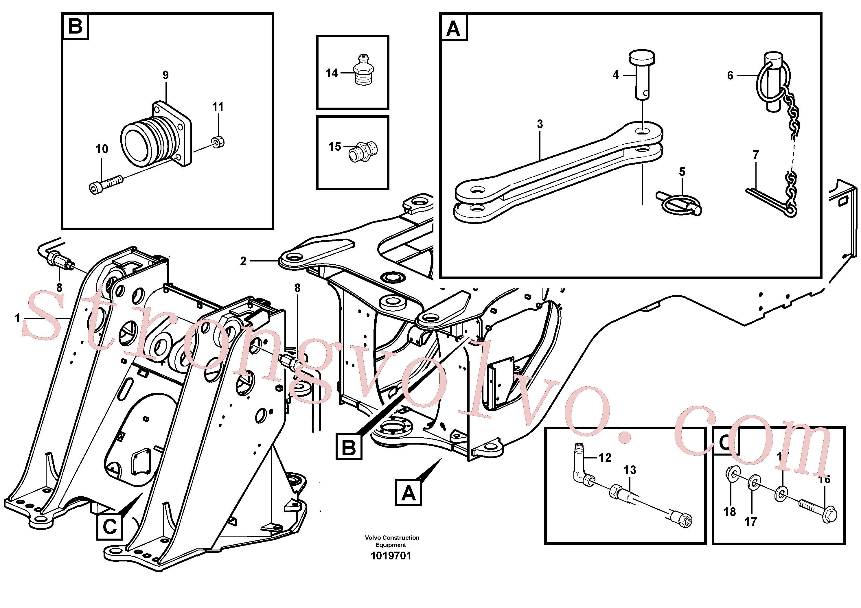 VOE946089 Volvo Quadro(1019701 Montagem)