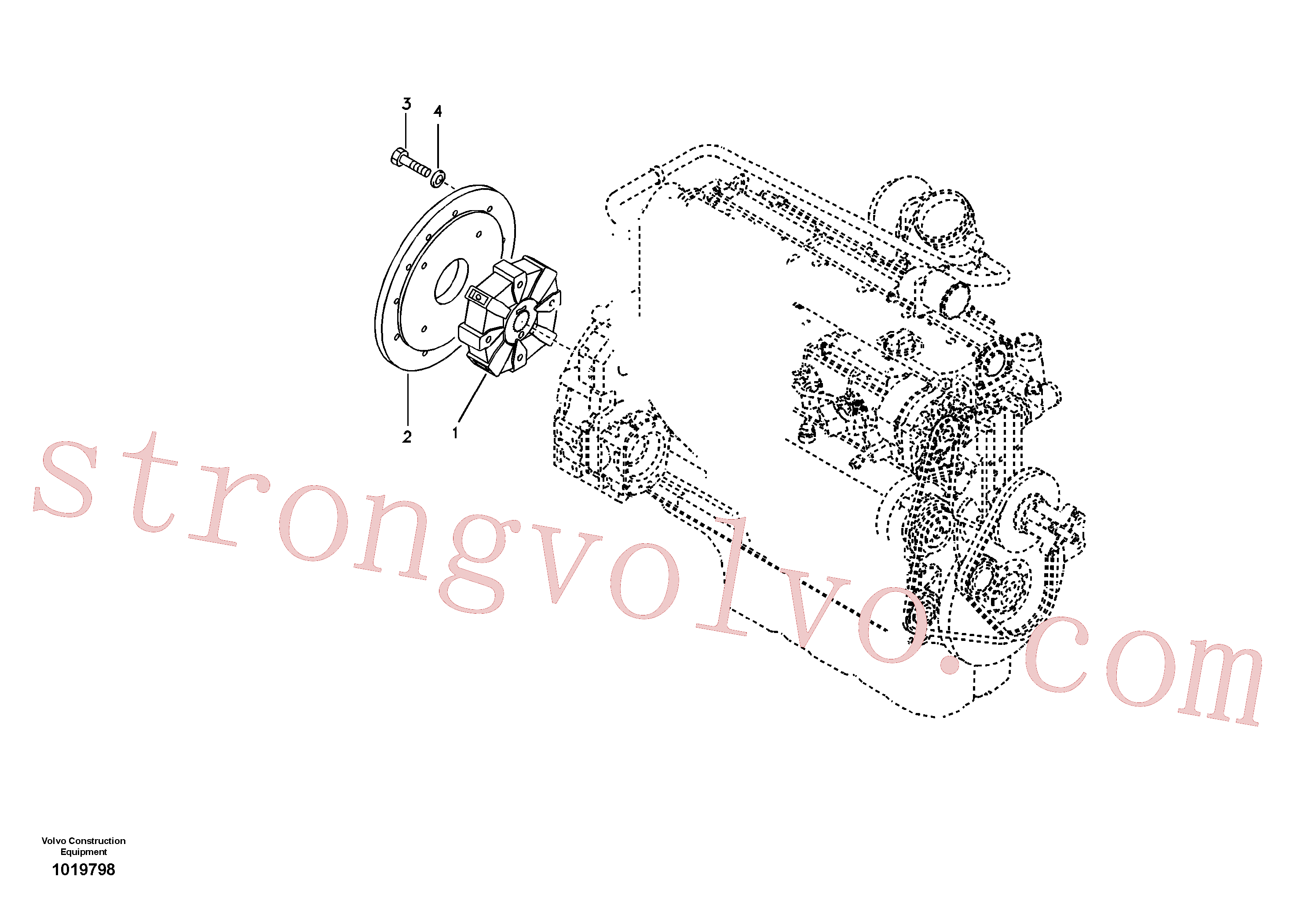 Volvo VOE14532507 Ligacão flexível Volvo Acessórios para escavadeira