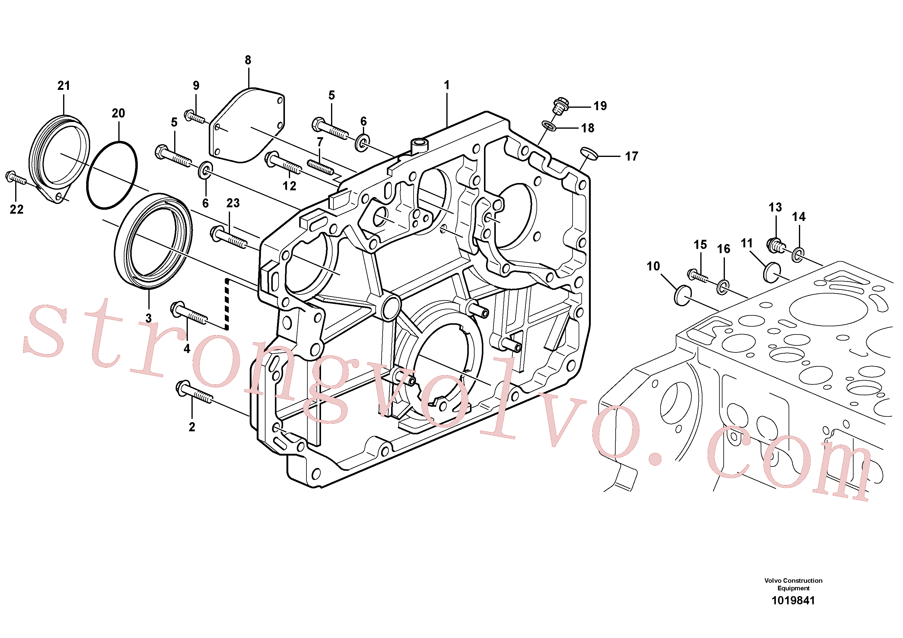 Atacado VOE11700625 Anel de vedação Volvo escavadeira