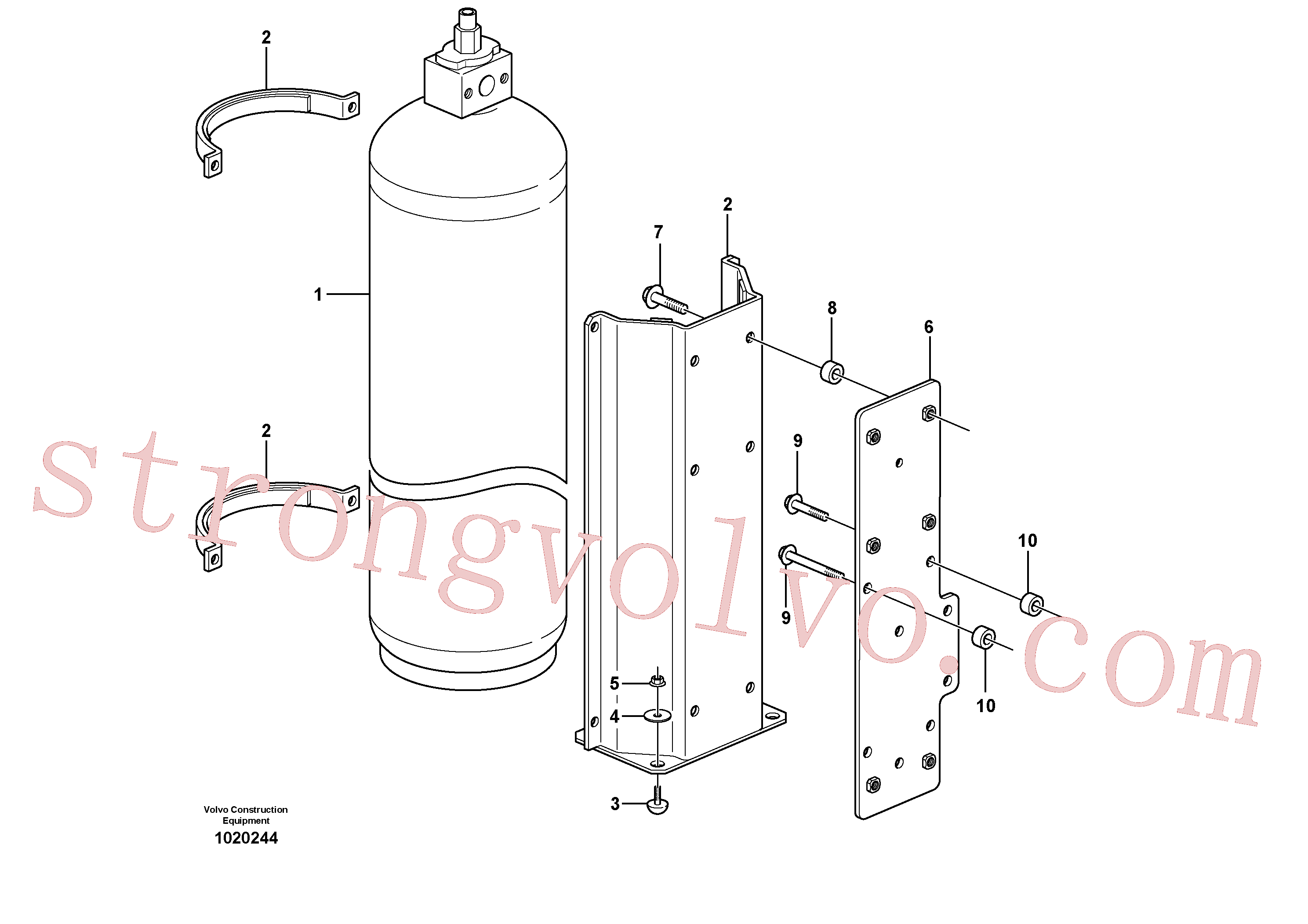 VOE11301767 Volvo Tanques com acessórios(1020244 Montagem)