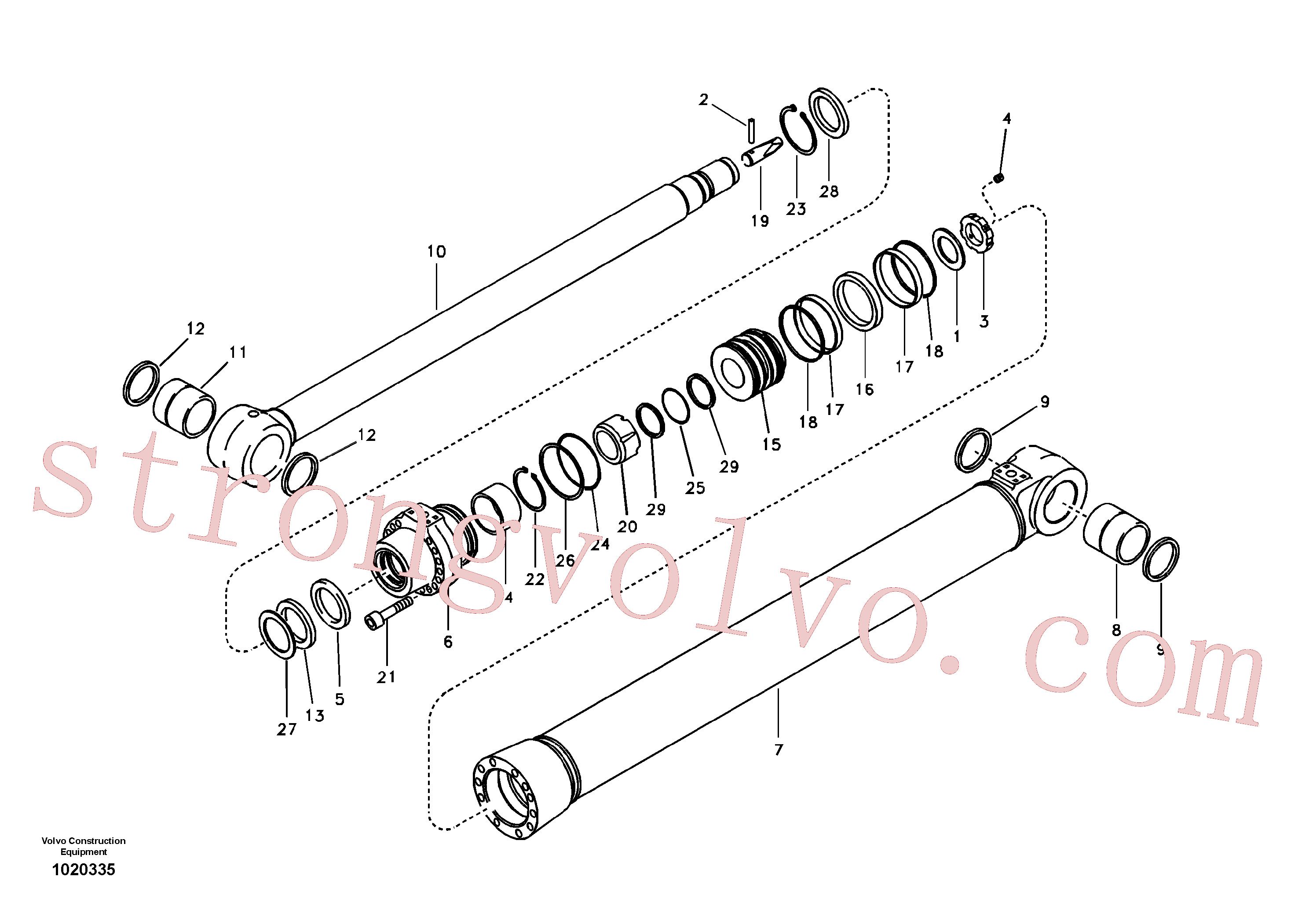 Atacado VOE14530667 Washer Volvo escavadeira
