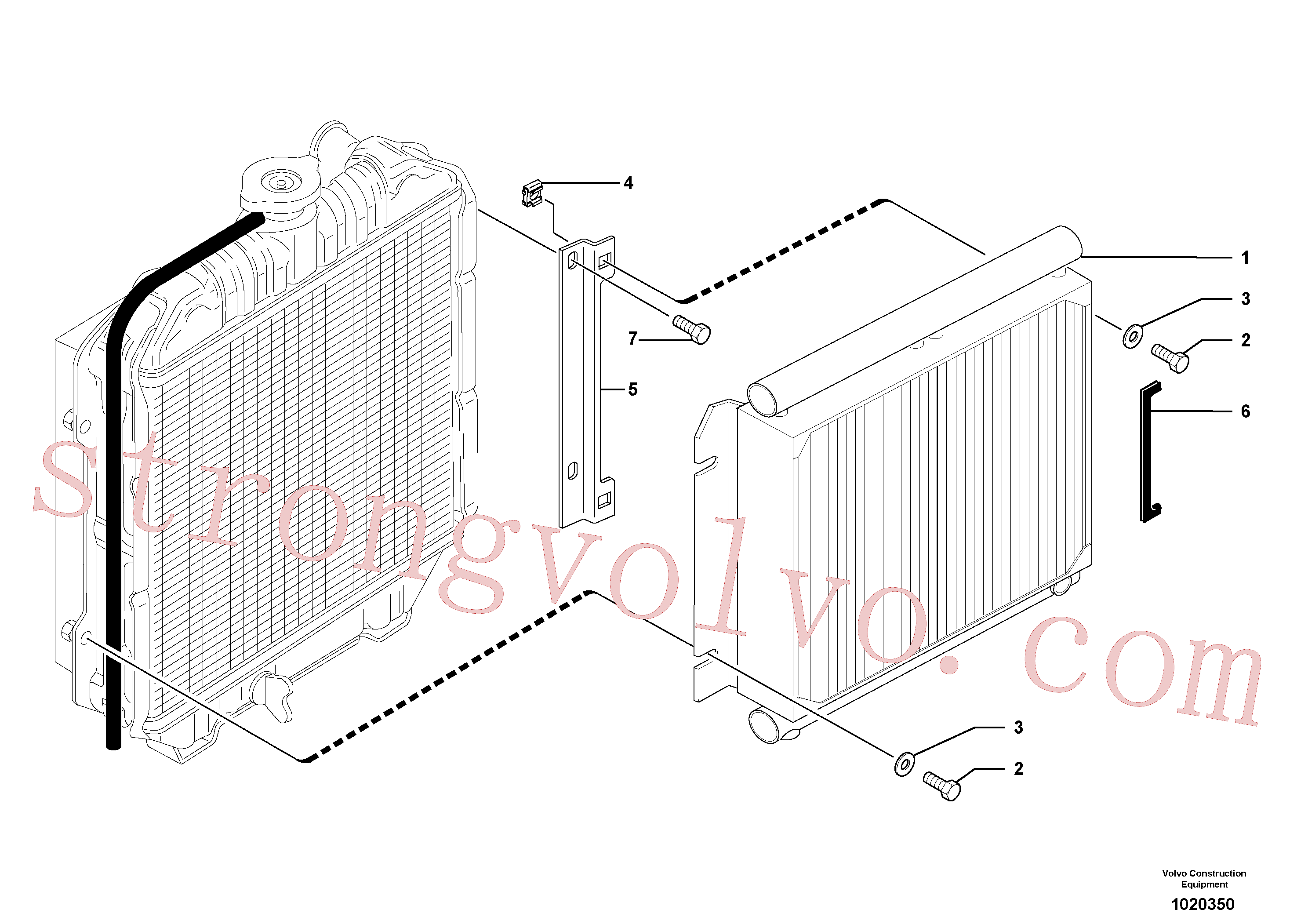 Volvo Montagem PJ5370269 Resfriador de óleo Acessórios