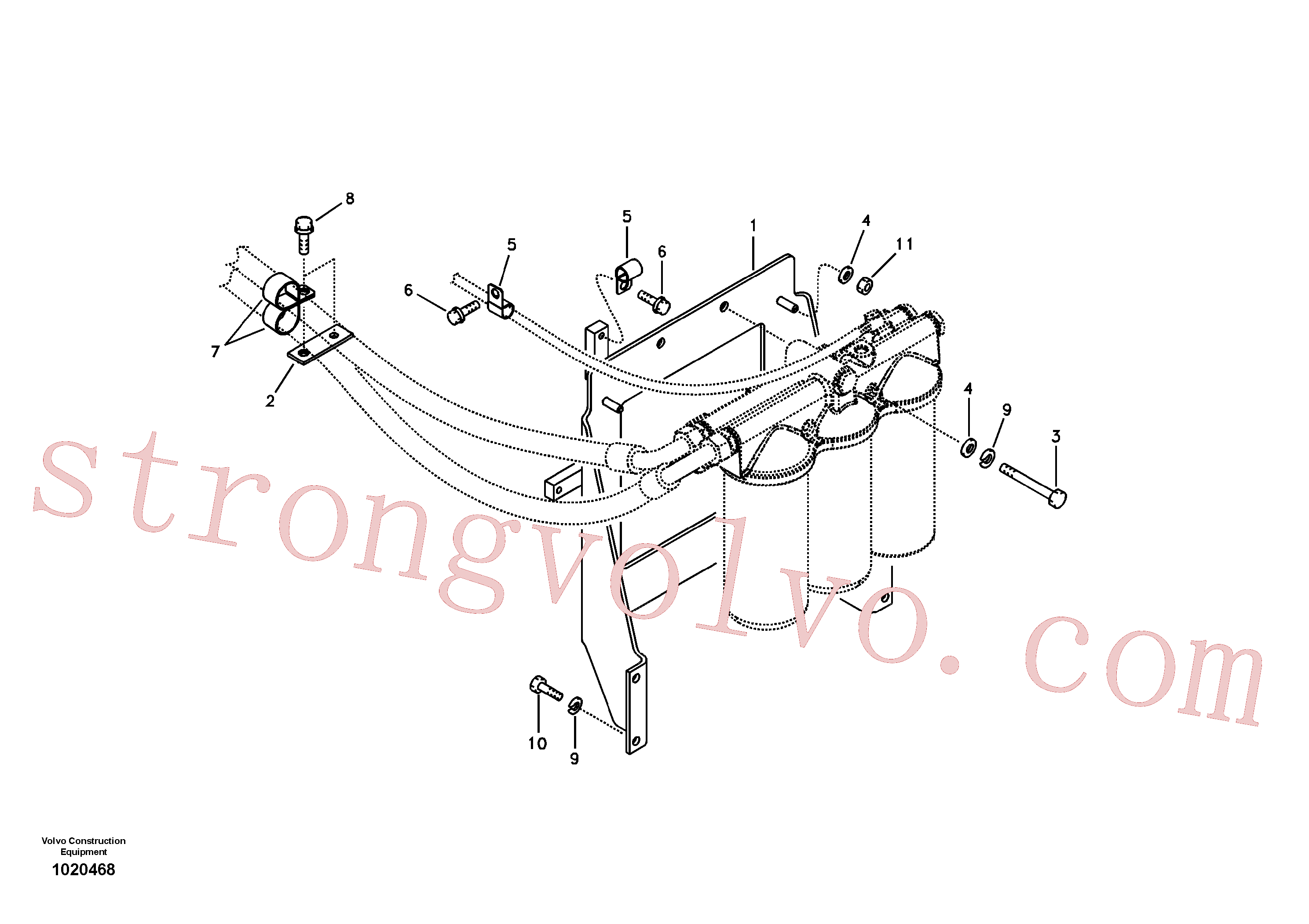 SA9315-03601 Volvo Filtro de óleo com acessórios(1020468 Montagem)