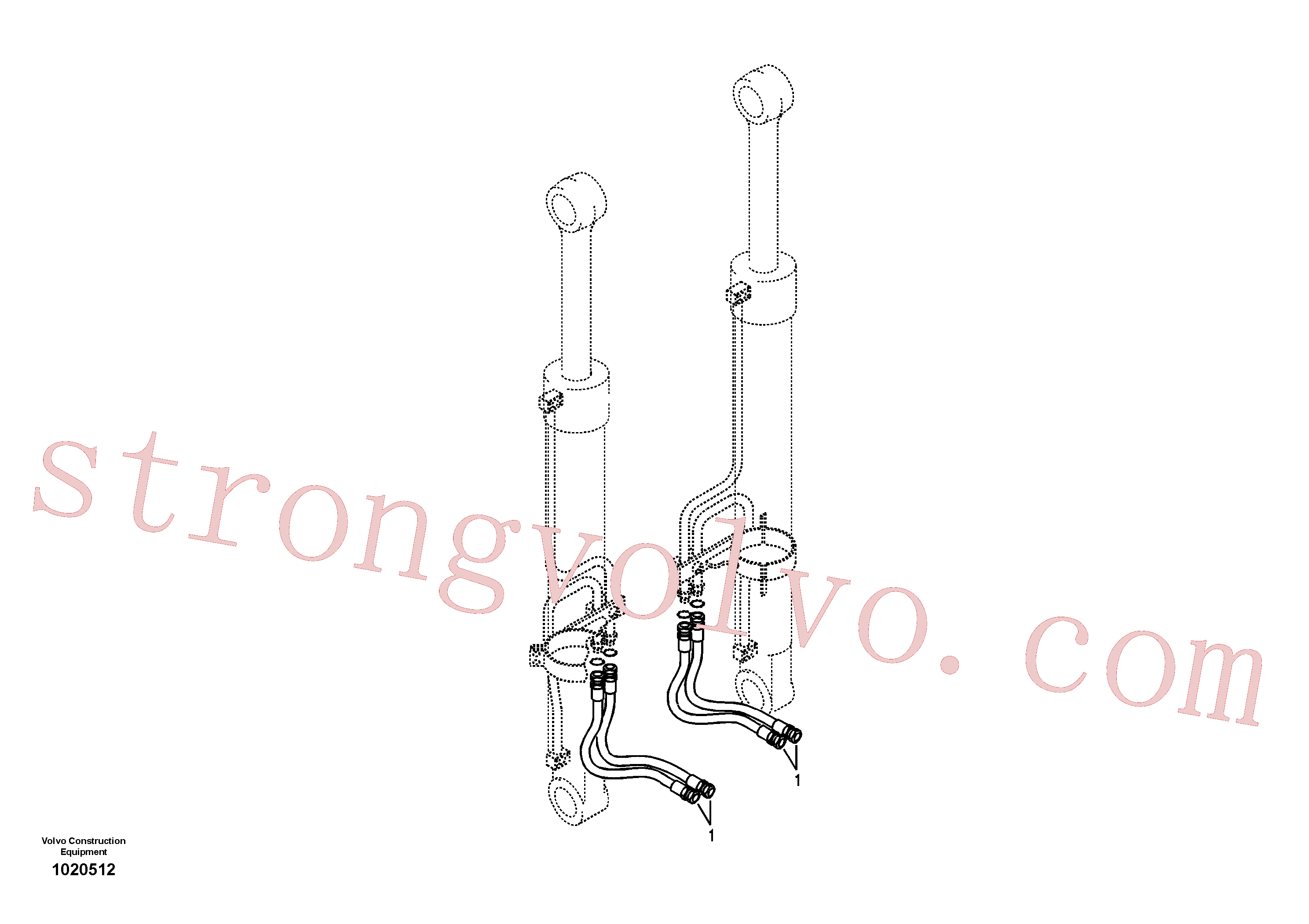 Volvo Montagem SA9401-15624 Mangueira Acessórios