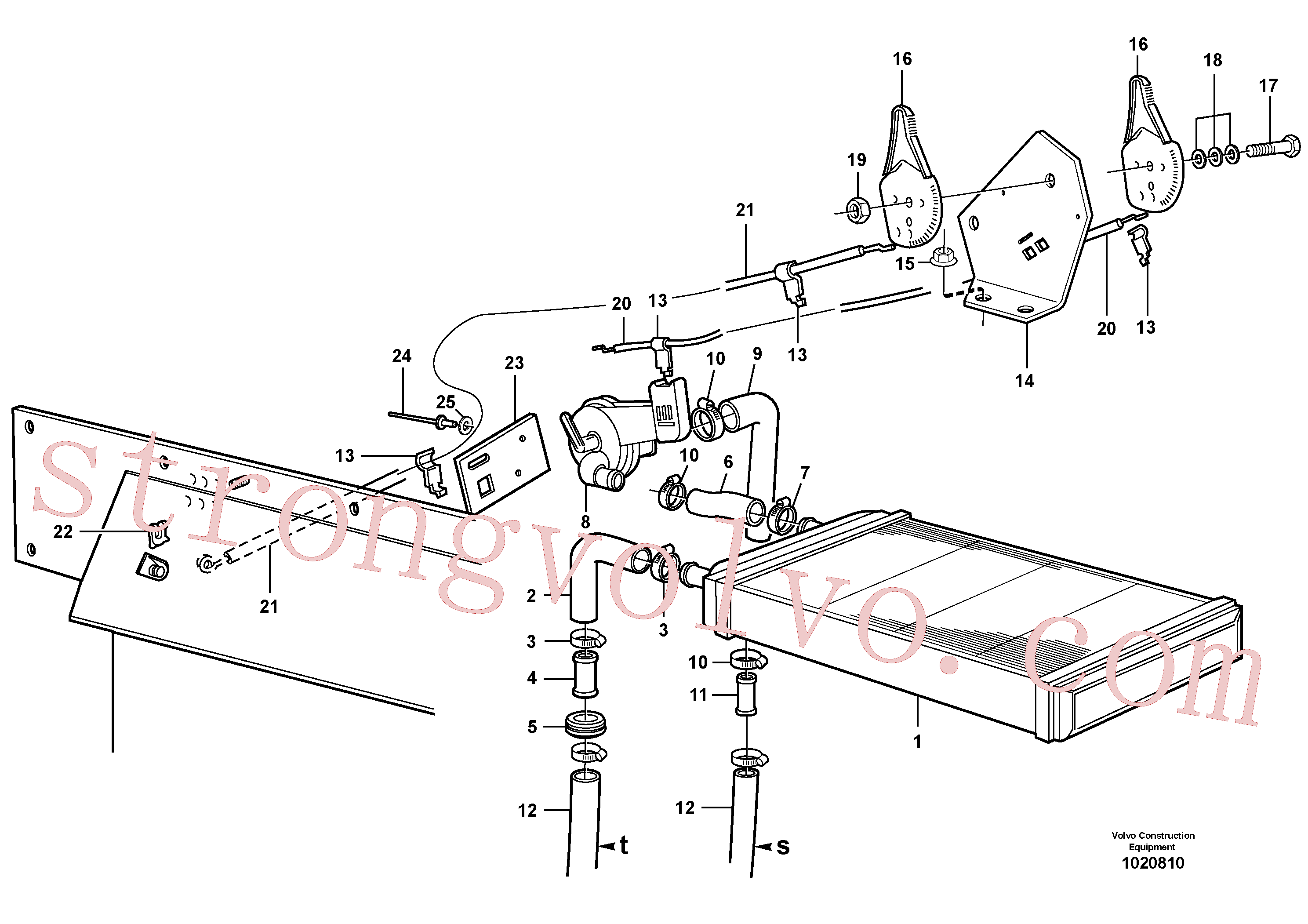 Volvo Montagem VOE13942672 Rebite cego Acessórios