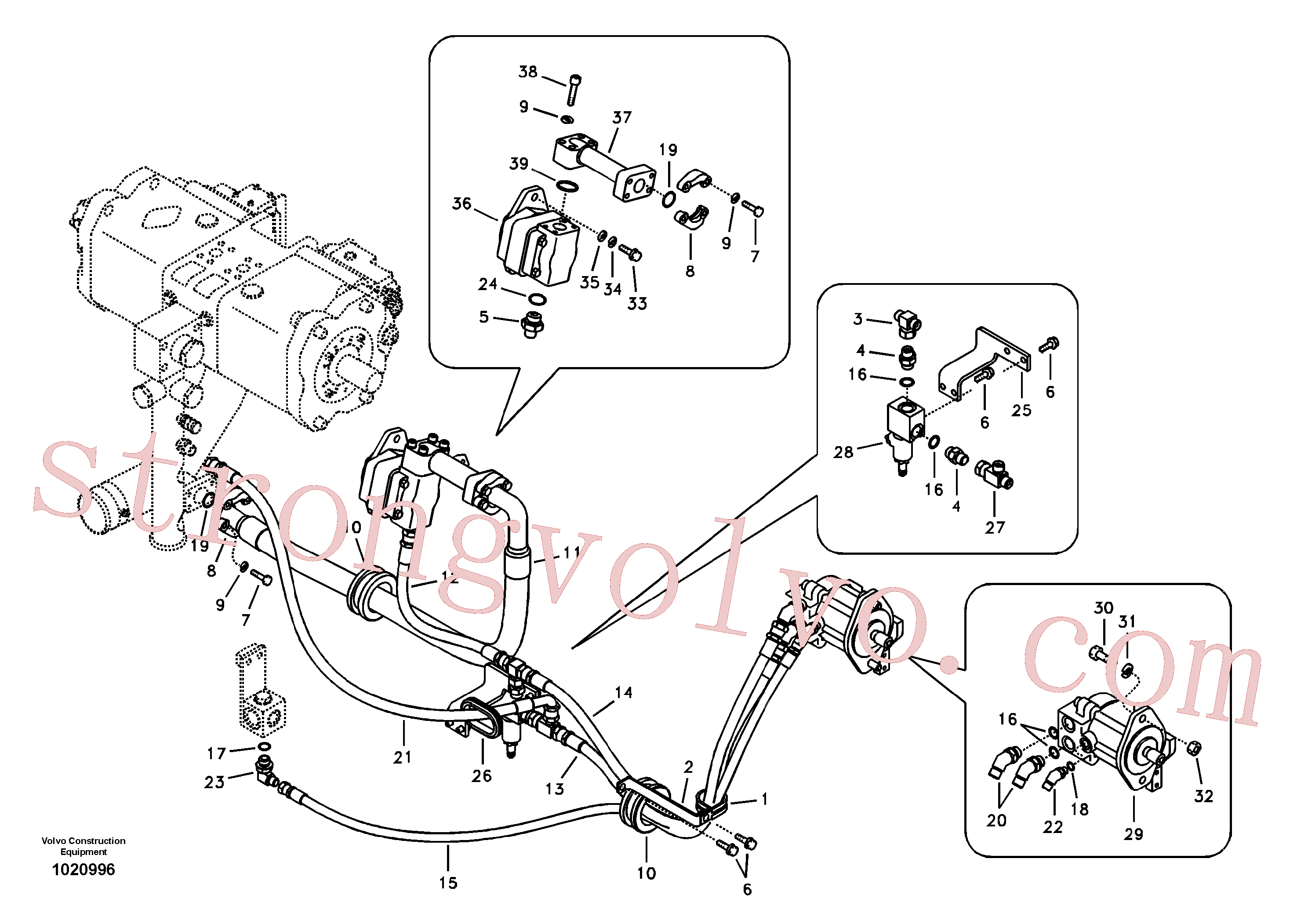 Volvo Montagem SA9453-04319 Eternity/2 Acessórios