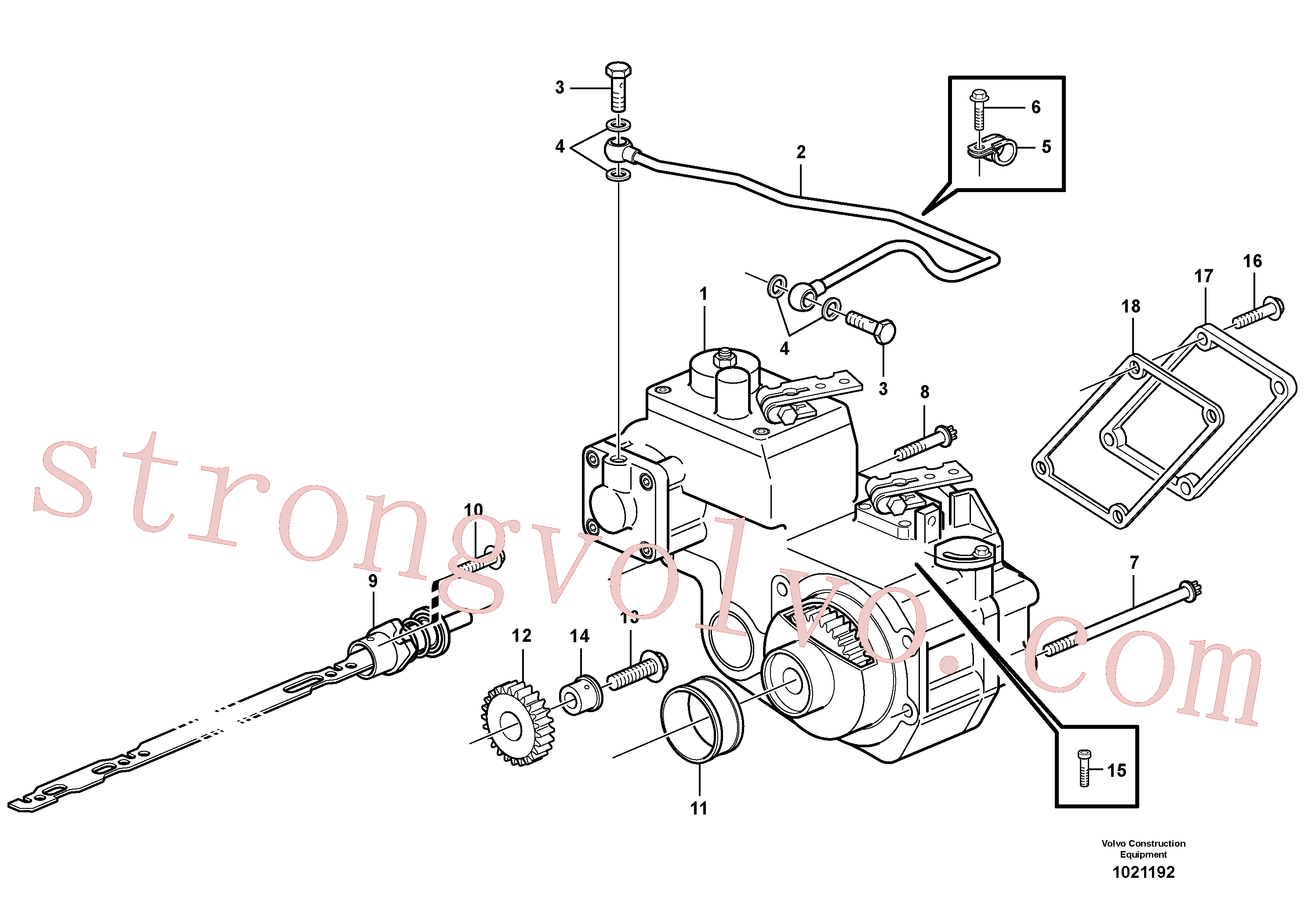 VOE20460289 Volvo Regulador(1021192 Montagem)
