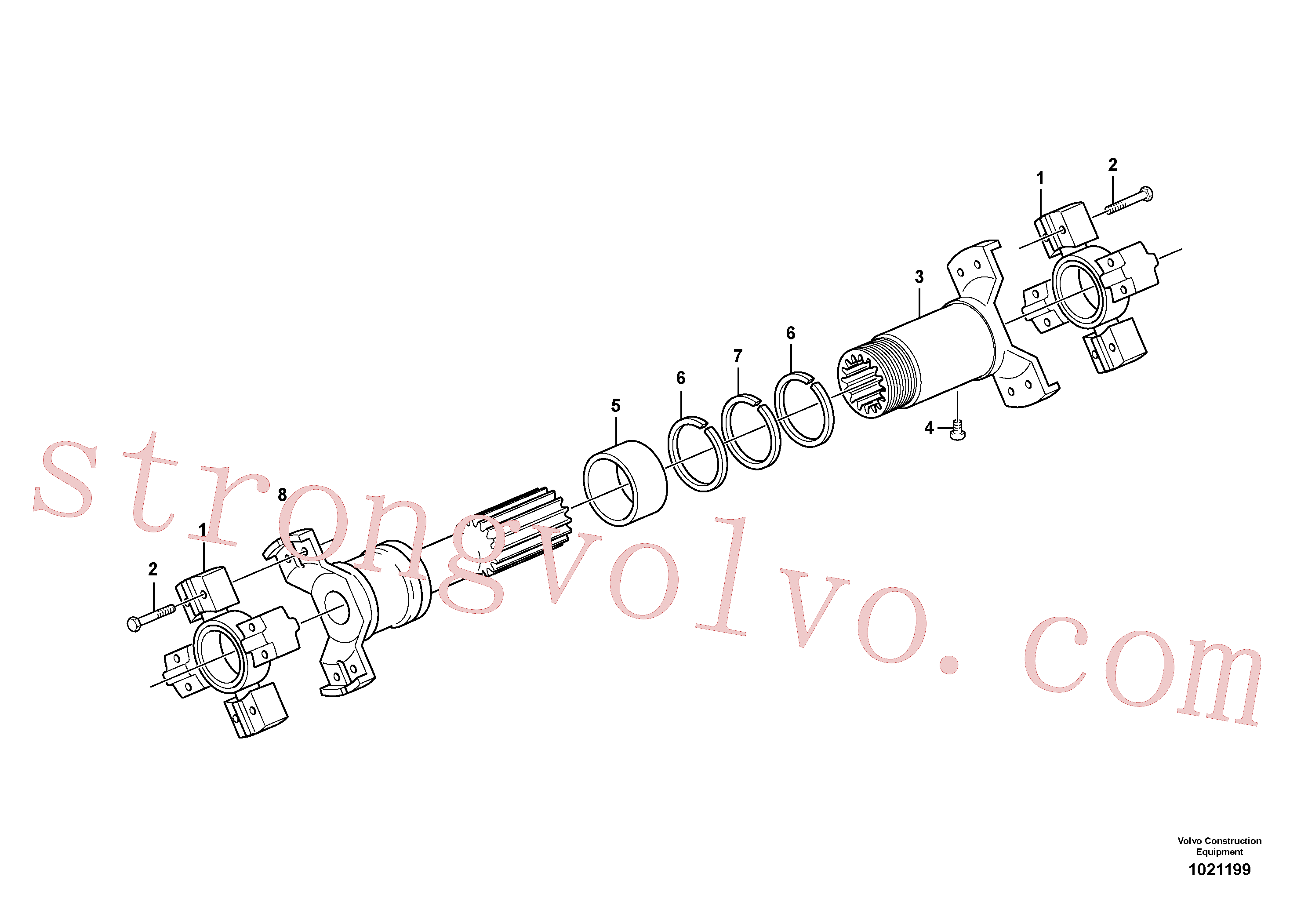VOE12968412 Sealing Kit Inscreva-se para Volvo Acessórios para escavadeira