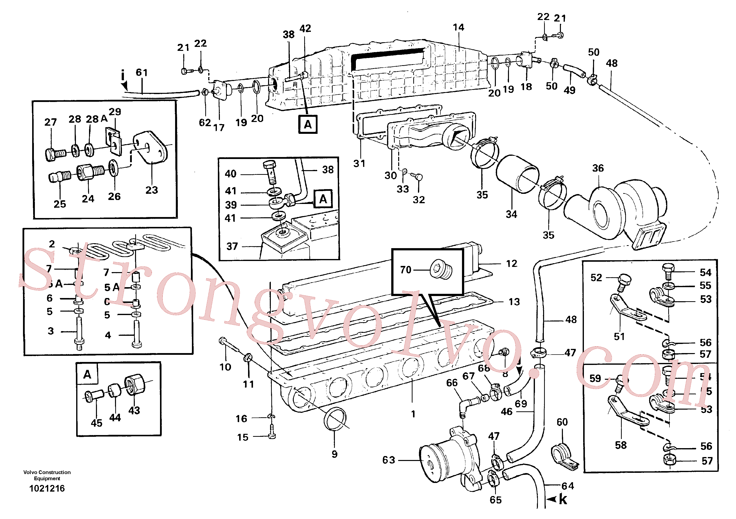 VOE13955310 Volvo Intercooler(1021216 Montagem)