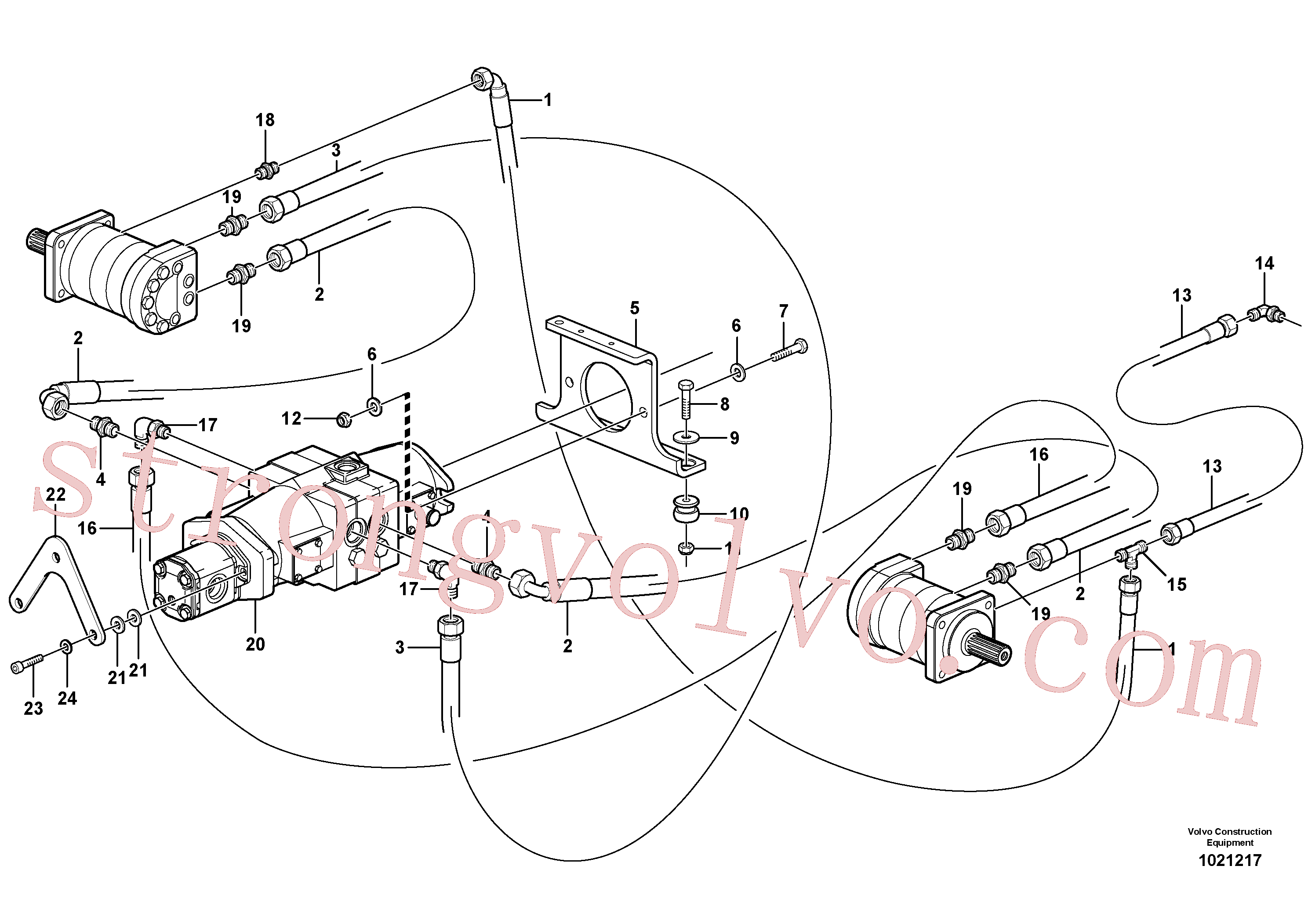 VOE14014916 Volvo(1021217 Montagem)